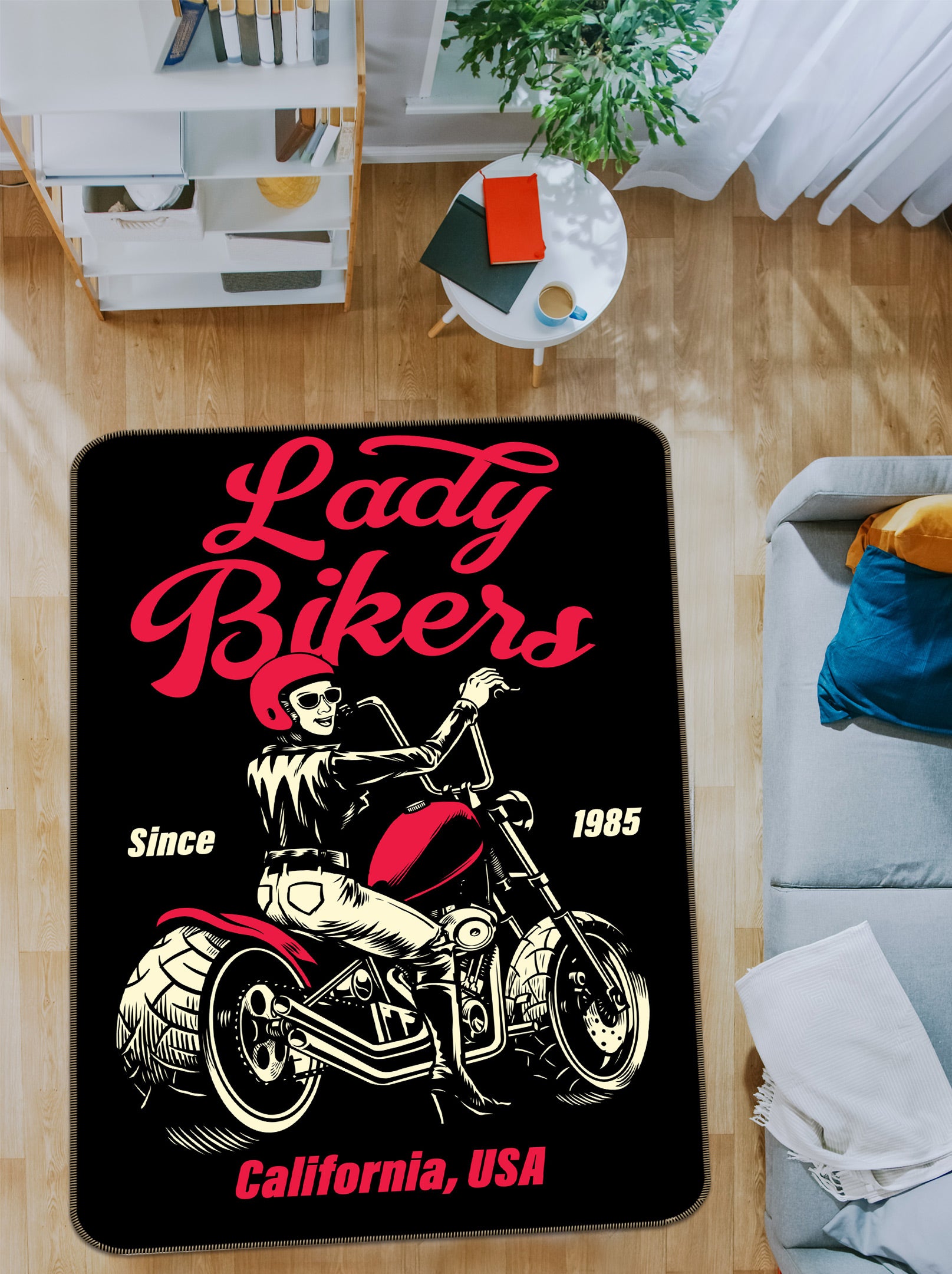 3D Motorcycle 30108 Non Slip Rug Mat