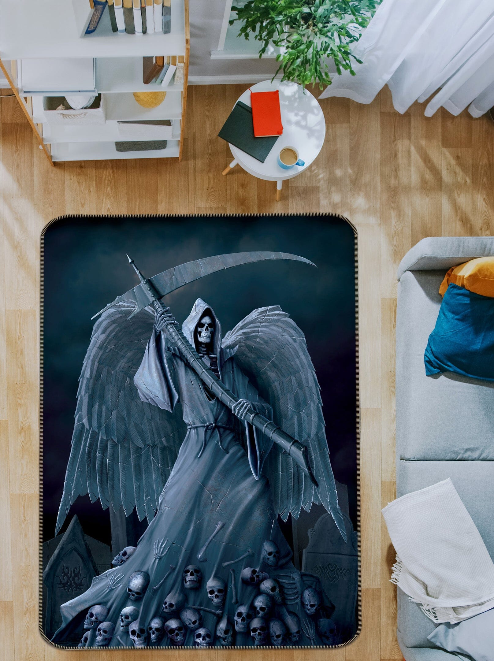 3D Death On A Hold 1029 Vincent Hie Rug Non Slip Rug Mat Mat AJ Creativity Home 