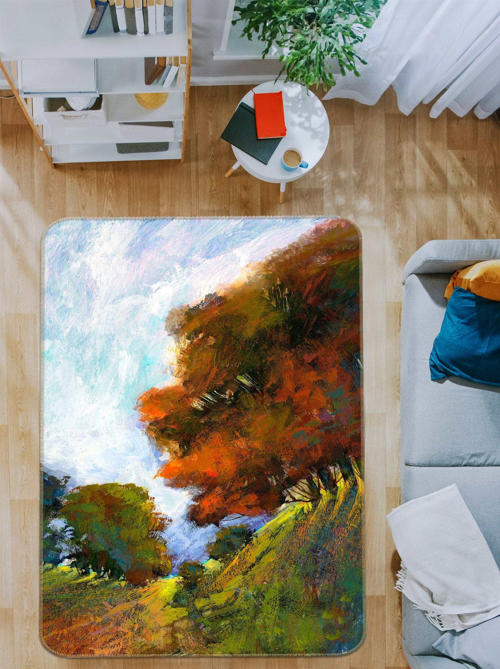 3D Sunny Forest 1114 Michael Tienhaara Rug Non Slip Rug Mat Mat AJ Creativity Home 