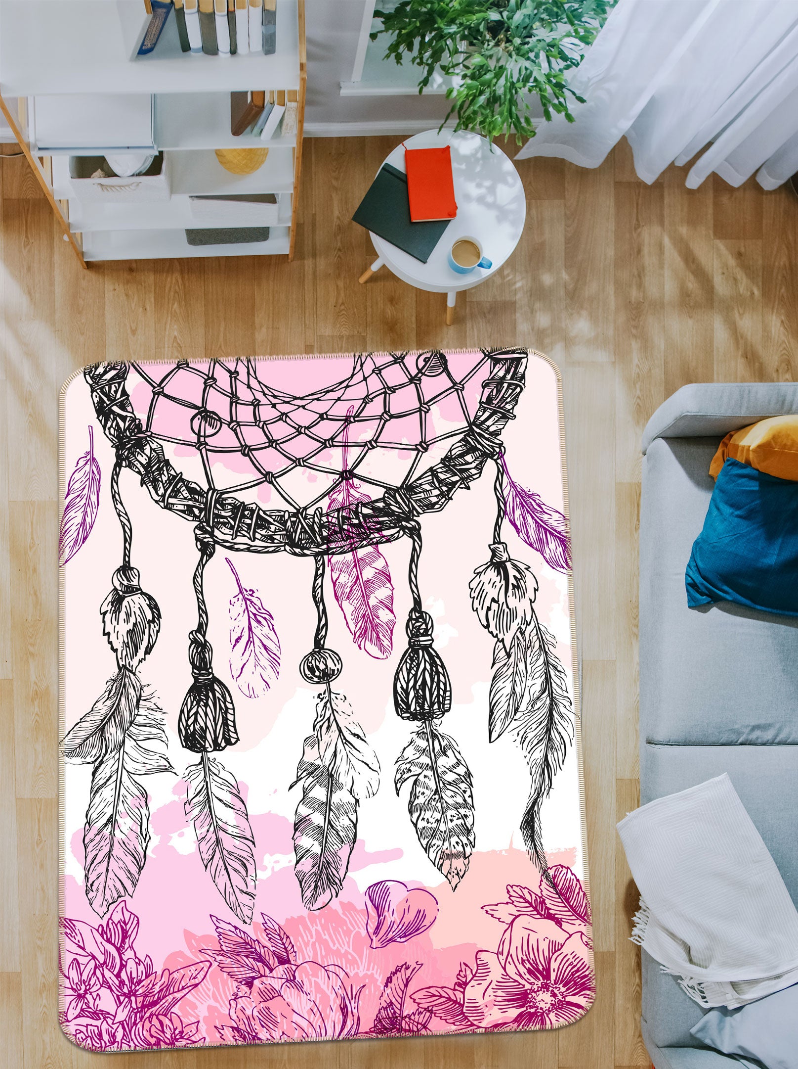 3D Dream Catcher 37105 Non Slip Rug Mat