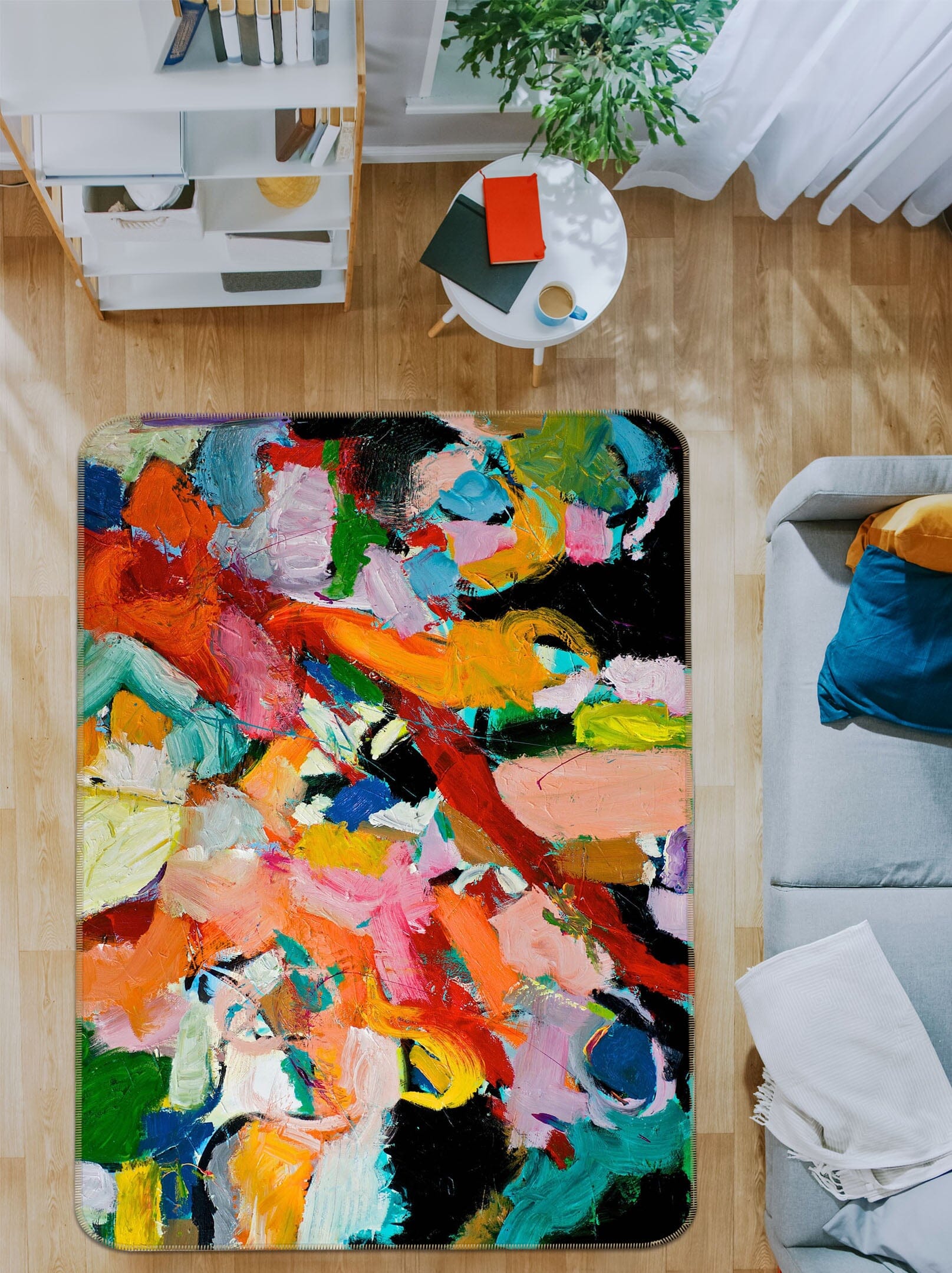 3D Forest Doodle 1024 Allan P. Friedlander Rug Non Slip Rug Mat Mat AJ Creativity Home 