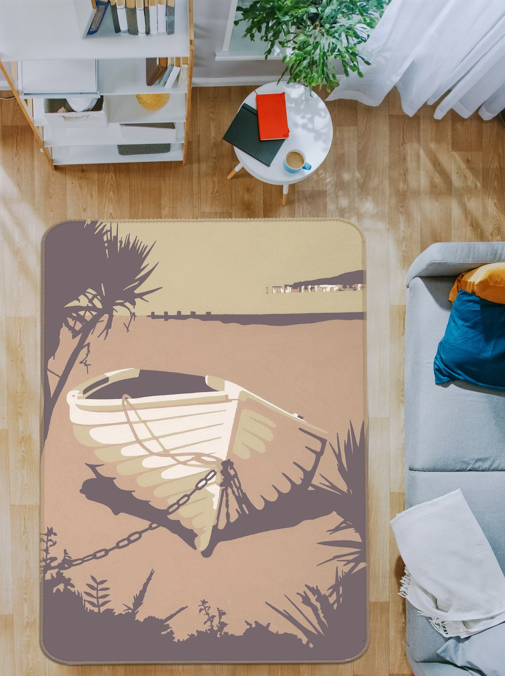 3D Sandbanks The Purbecks 1139 Steve Read Rug Non Slip Rug Mat Mat AJ Creativity Home 