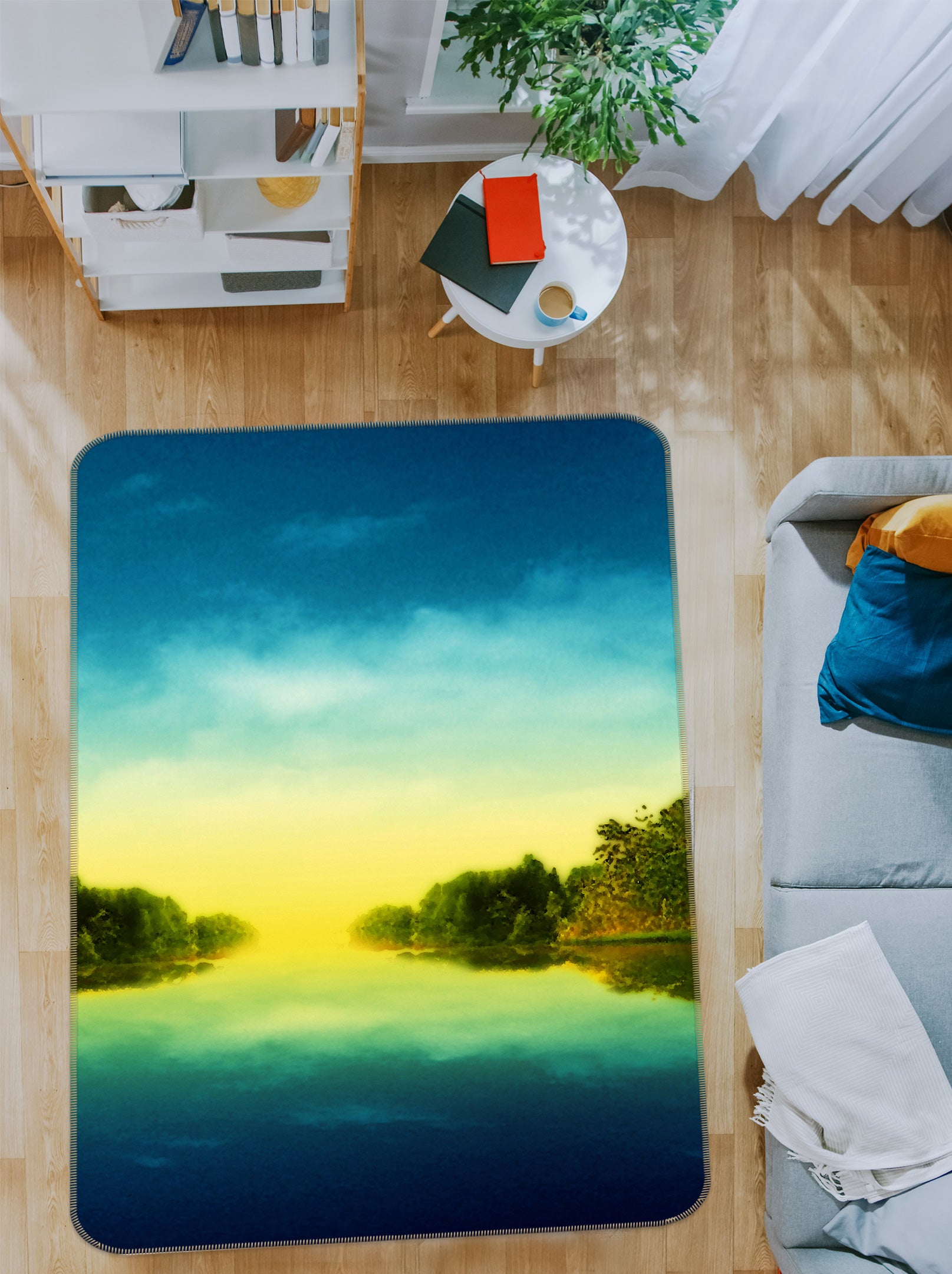 3D River 76051 Non Slip Rug Mat