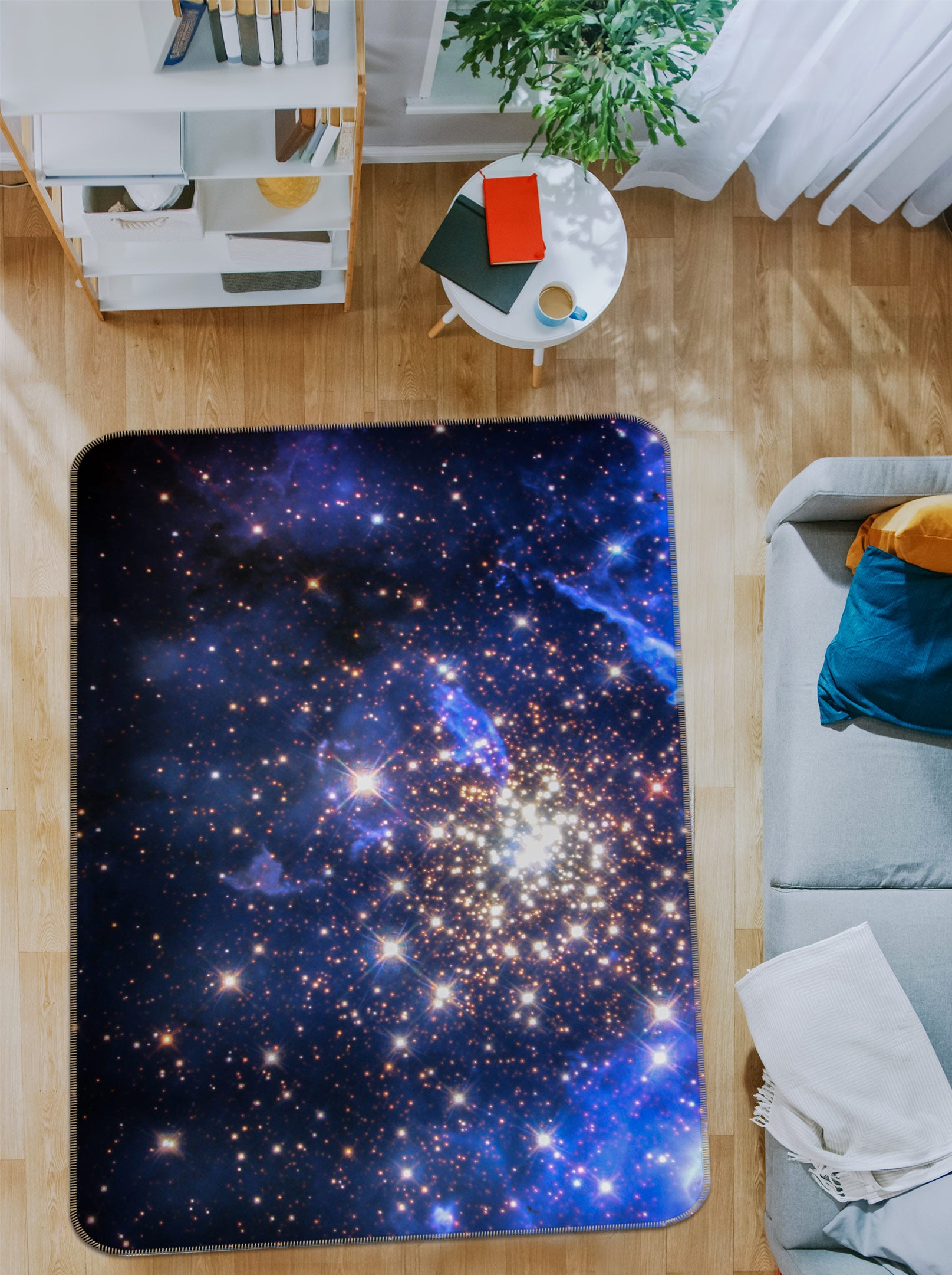 3D Starry Sky 27009 Non Slip Rug Mat