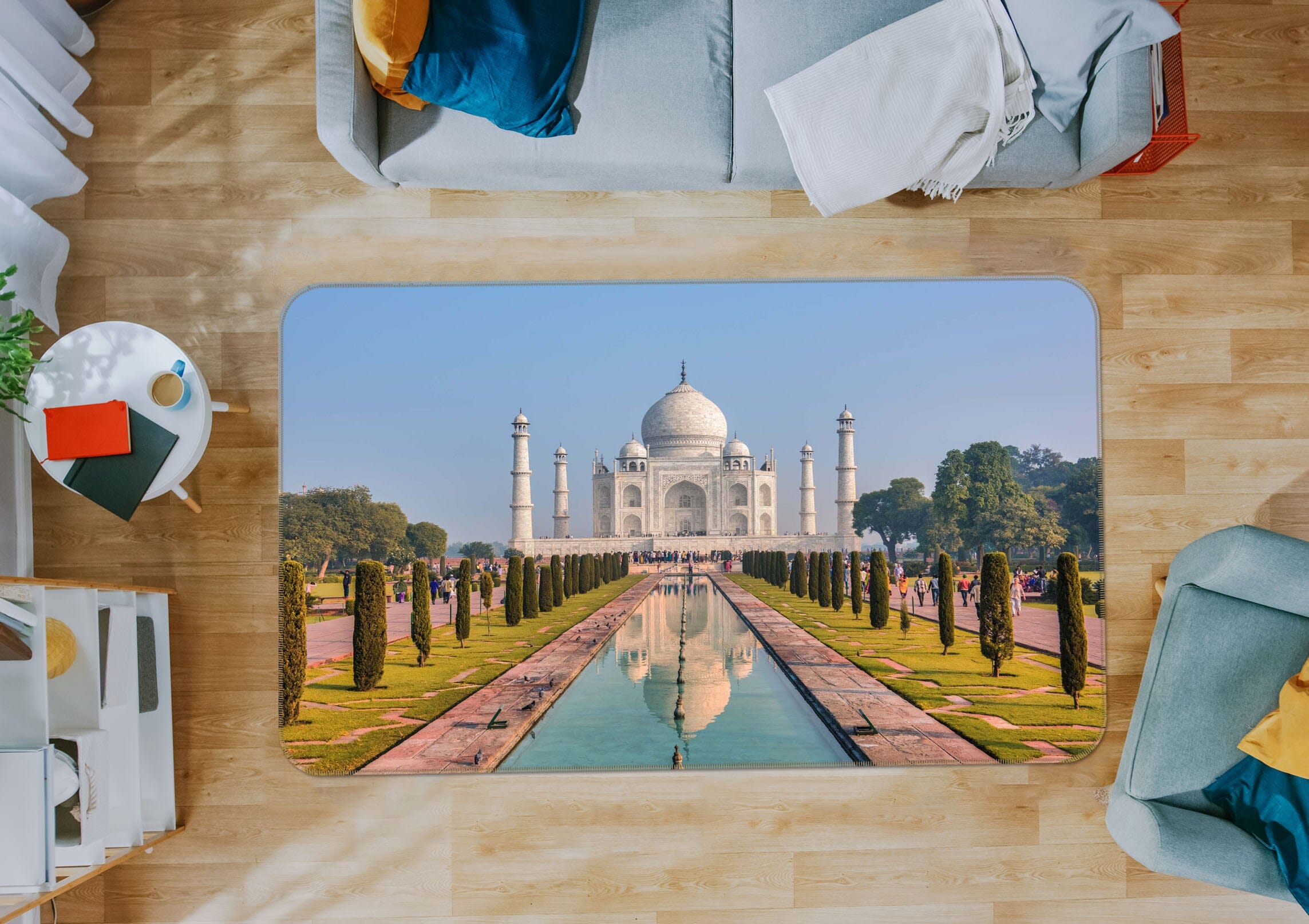 3D White Castle 1156 Marco Carmassi Rug Non Slip Rug Mat Mat AJ Creativity Home 