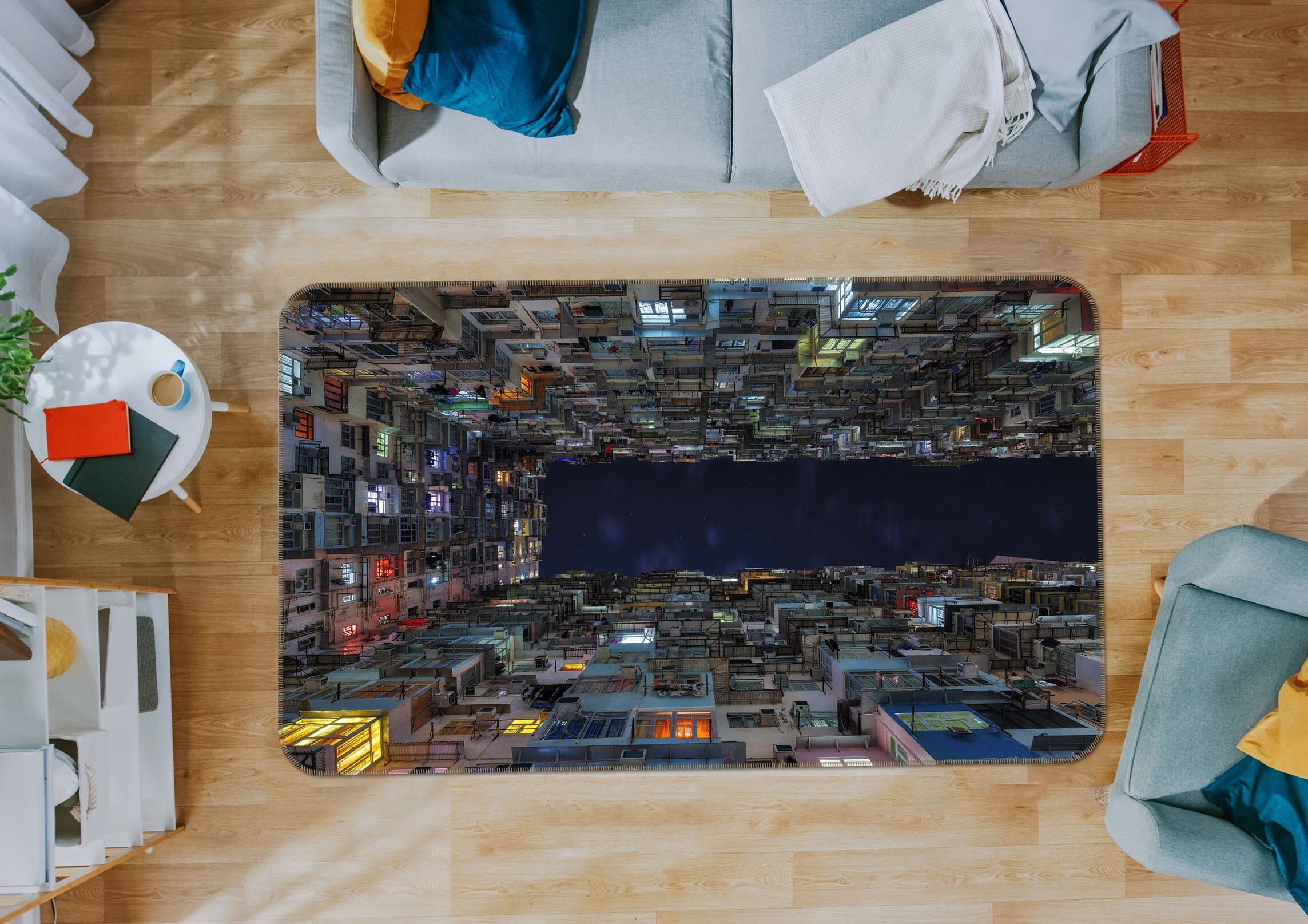 3D Tall Building 1180 Marco Carmassi Rug Non Slip Rug Mat Mat AJ Creativity Home 