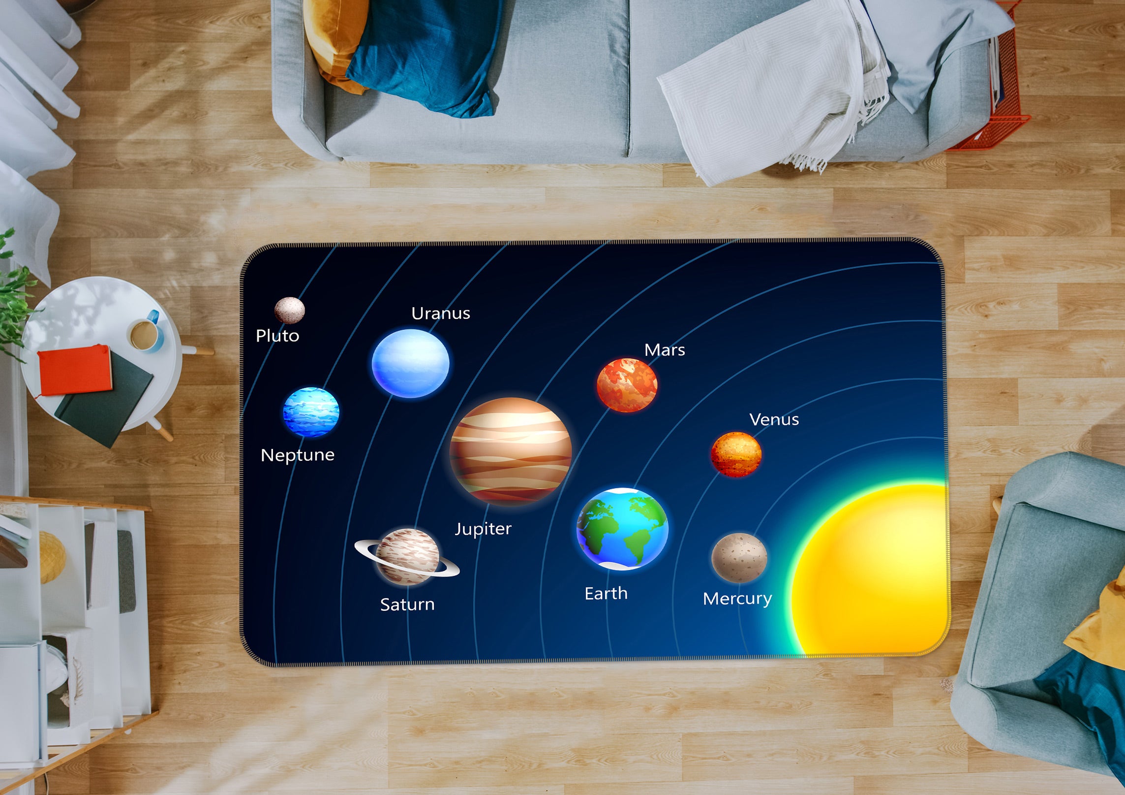 3D Planet 77141 Non Slip Rug Mat