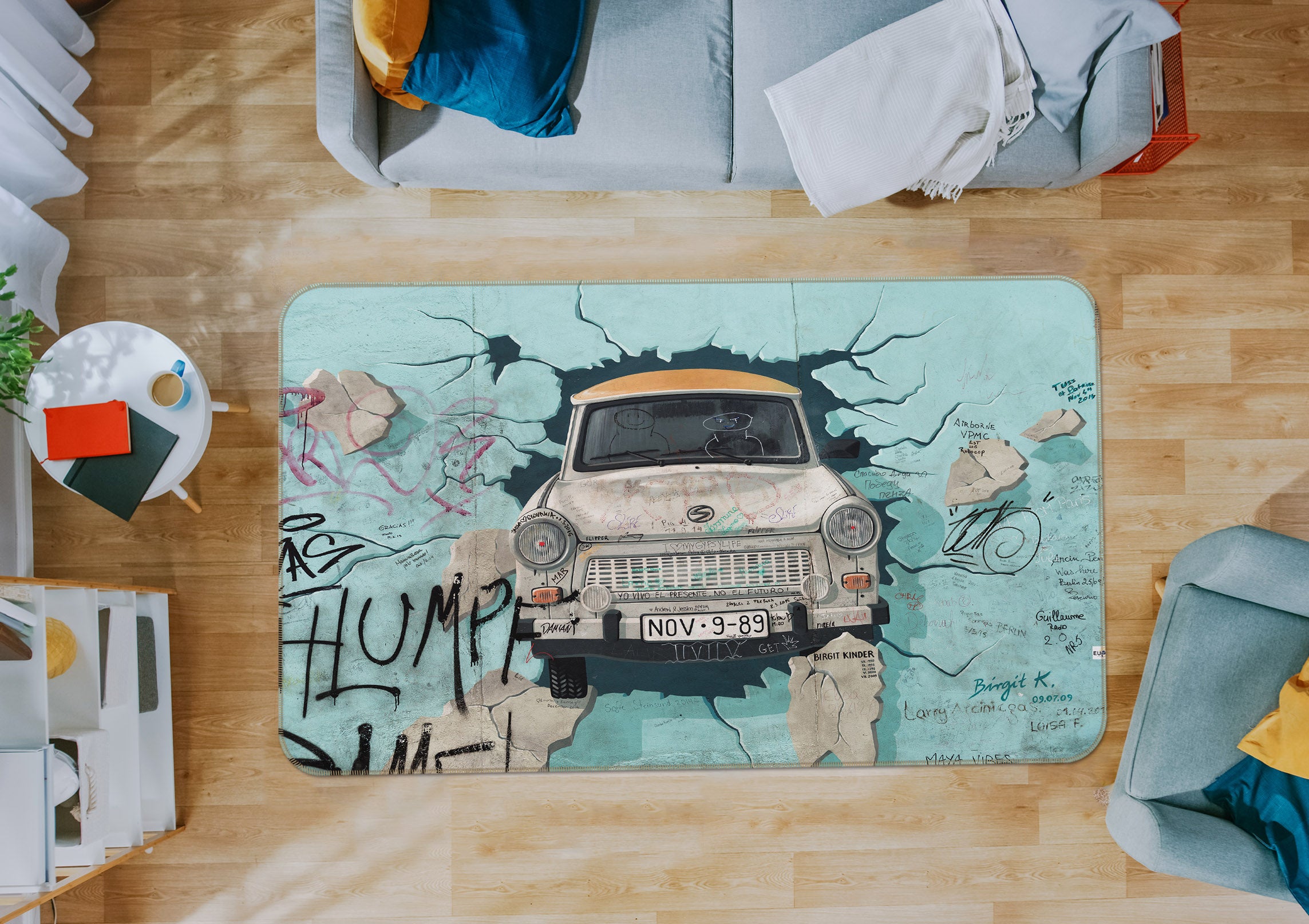 3D Car 35060 Non Slip Rug Mat