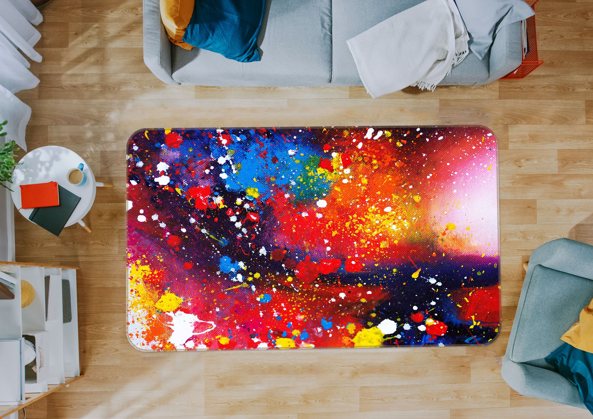 3D Colorful 30035 Non Slip Rug Mat