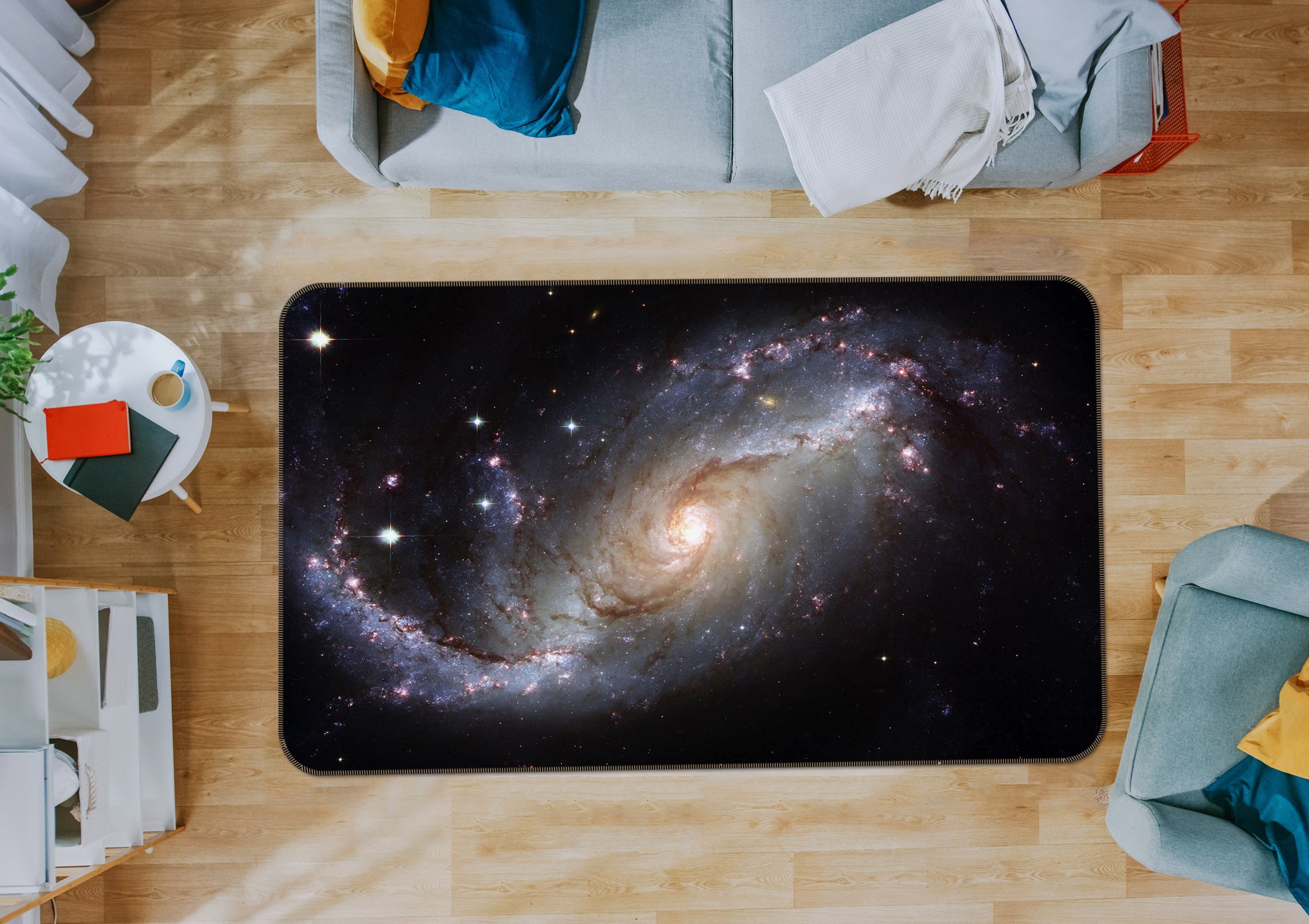 3D Galaxy 31129 Non Slip Rug Mat