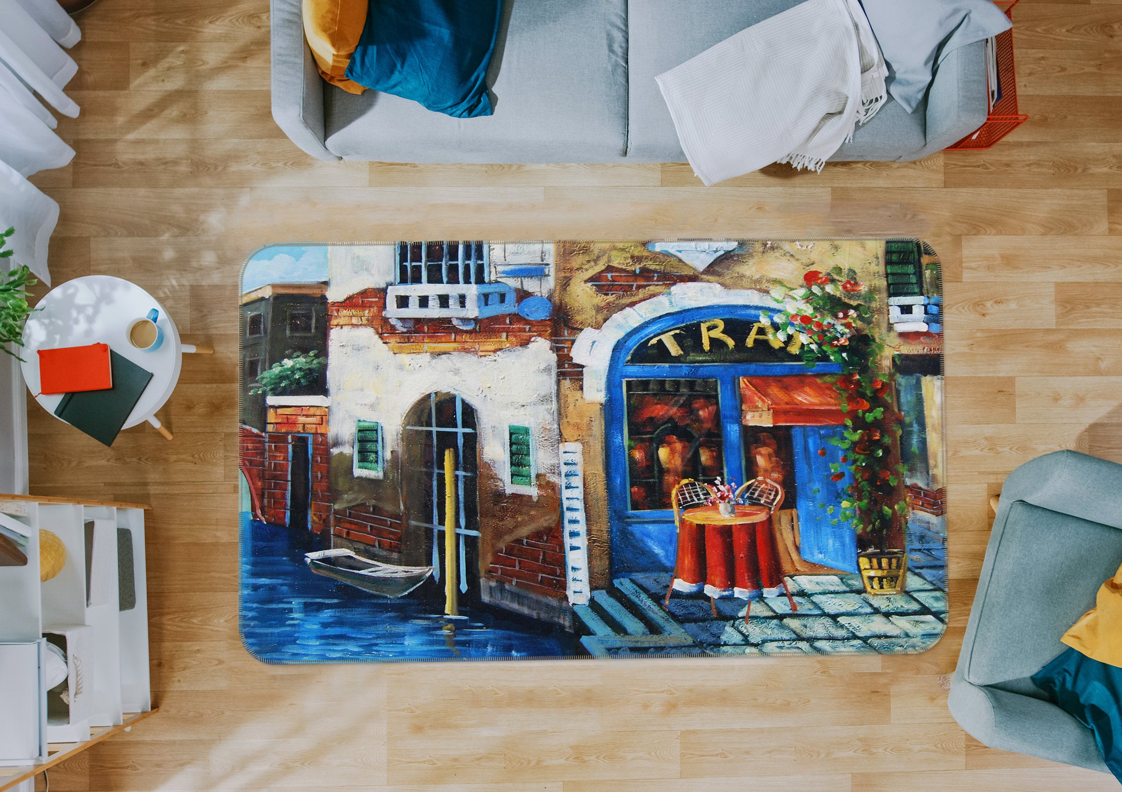 3D Store 75283 Non Slip Rug Mat