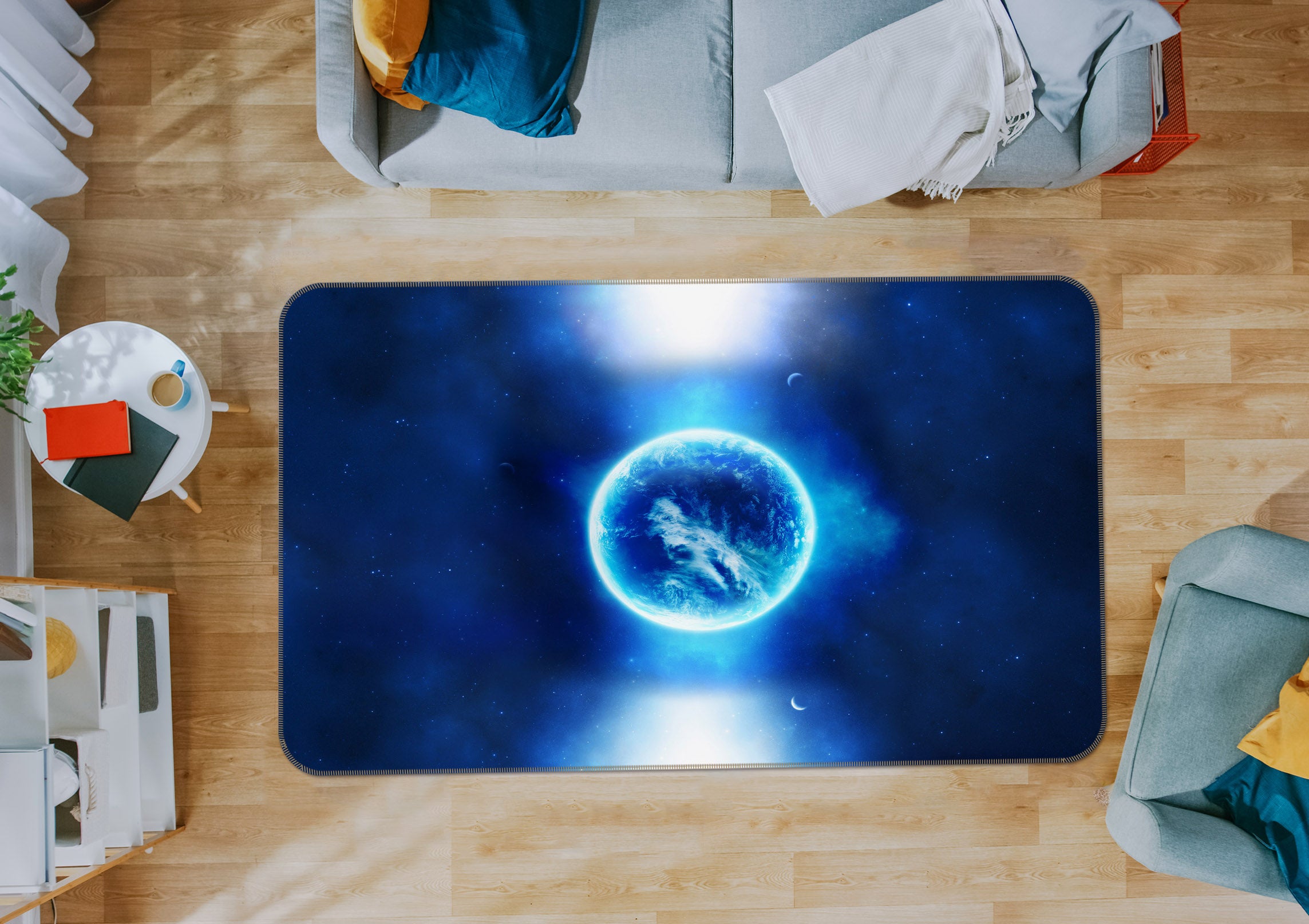 3D Round Ball 31121 Non Slip Rug Mat