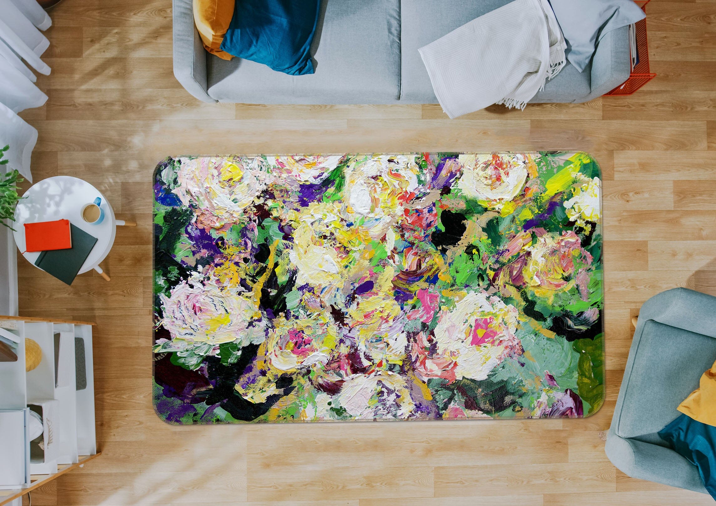 3D Country Garden 1117 Allan P. Friedlander Rug Non Slip Rug Mat Mat AJ Creativity Home 