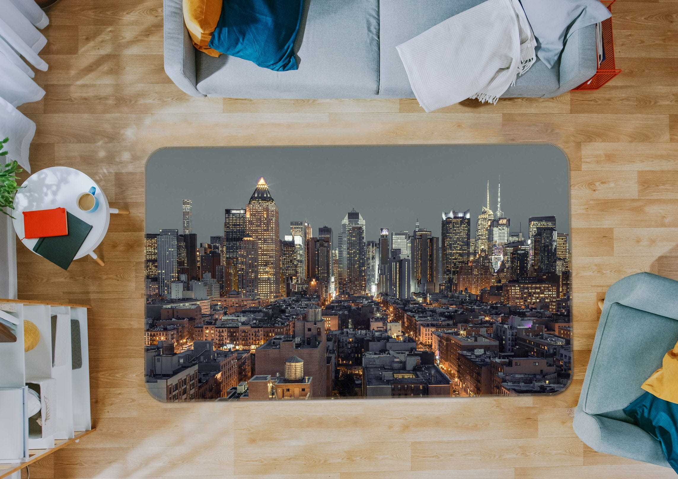 3D High Building 1011 Assaf Frank Rug Non Slip Rug Mat Mat AJ Creativity Home 