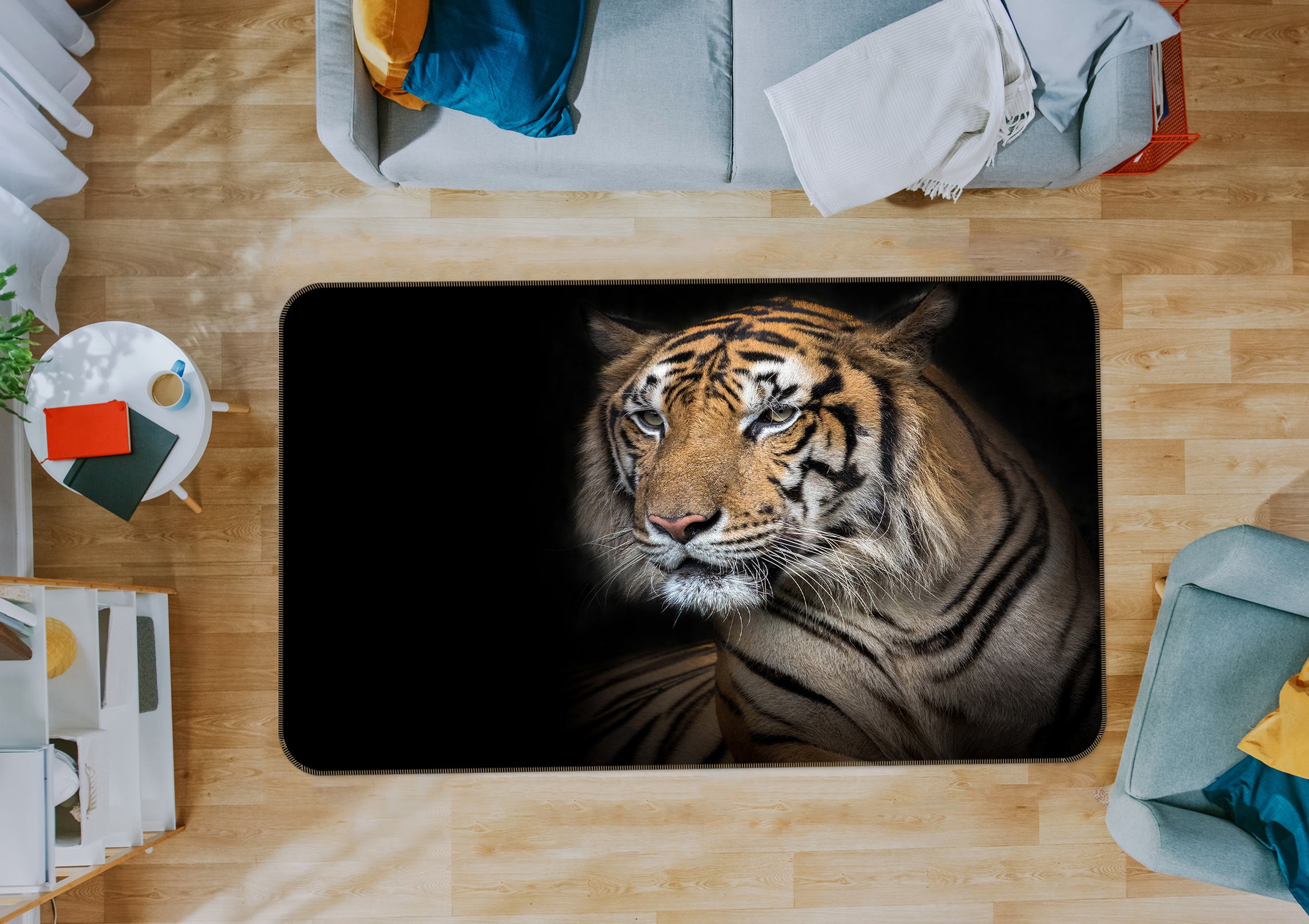3D Tiger 30032 Non Slip Rug Mat