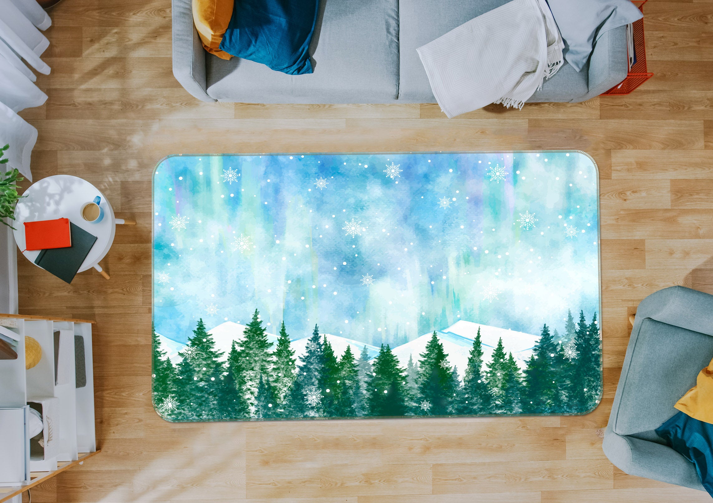 3D Forest 30202 Non Slip Rug Mat
