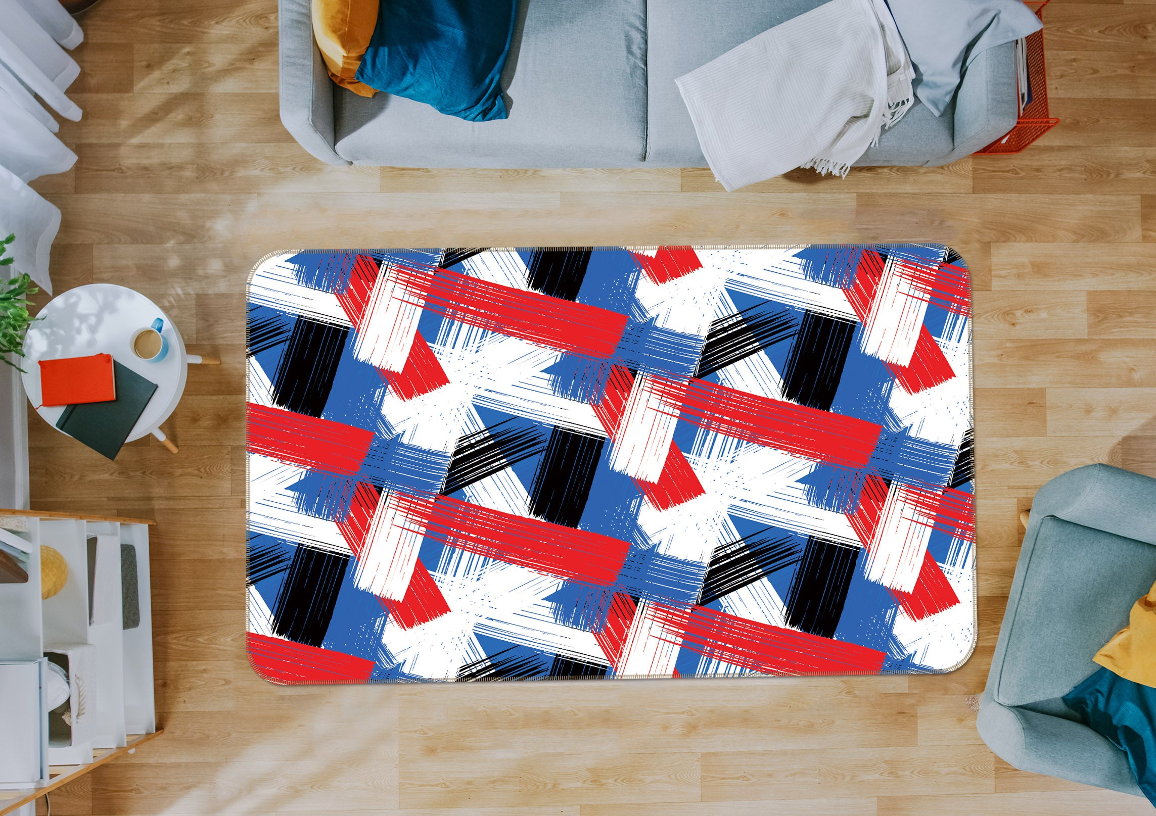 3D Pattern 35040 Non Slip Rug Mat