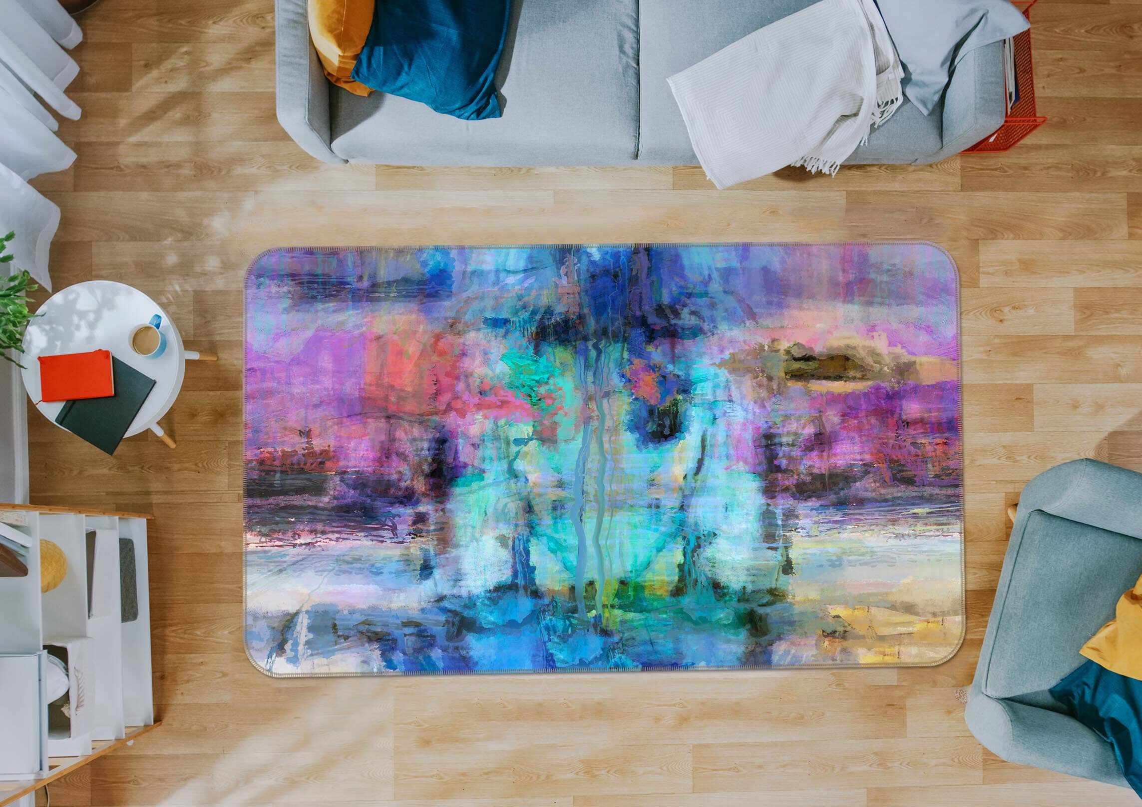 3D Graffiti Painting 120 Michael Tienhaara Rug Non Slip Rug Mat Mat AJ Creativity Home 