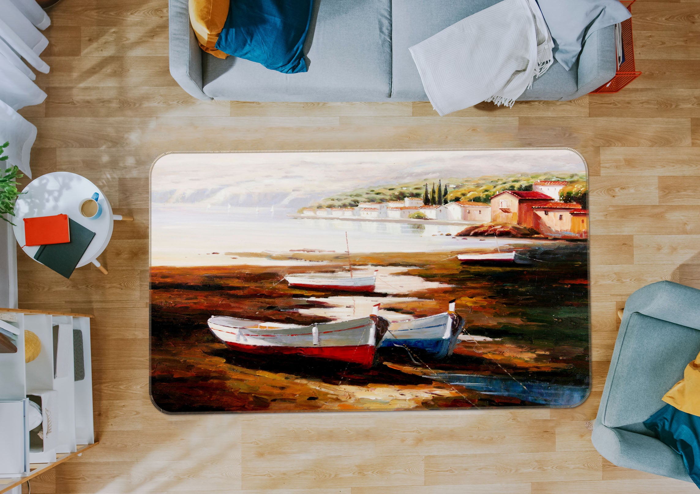 3D Boat 33118 Non Slip Rug Mat