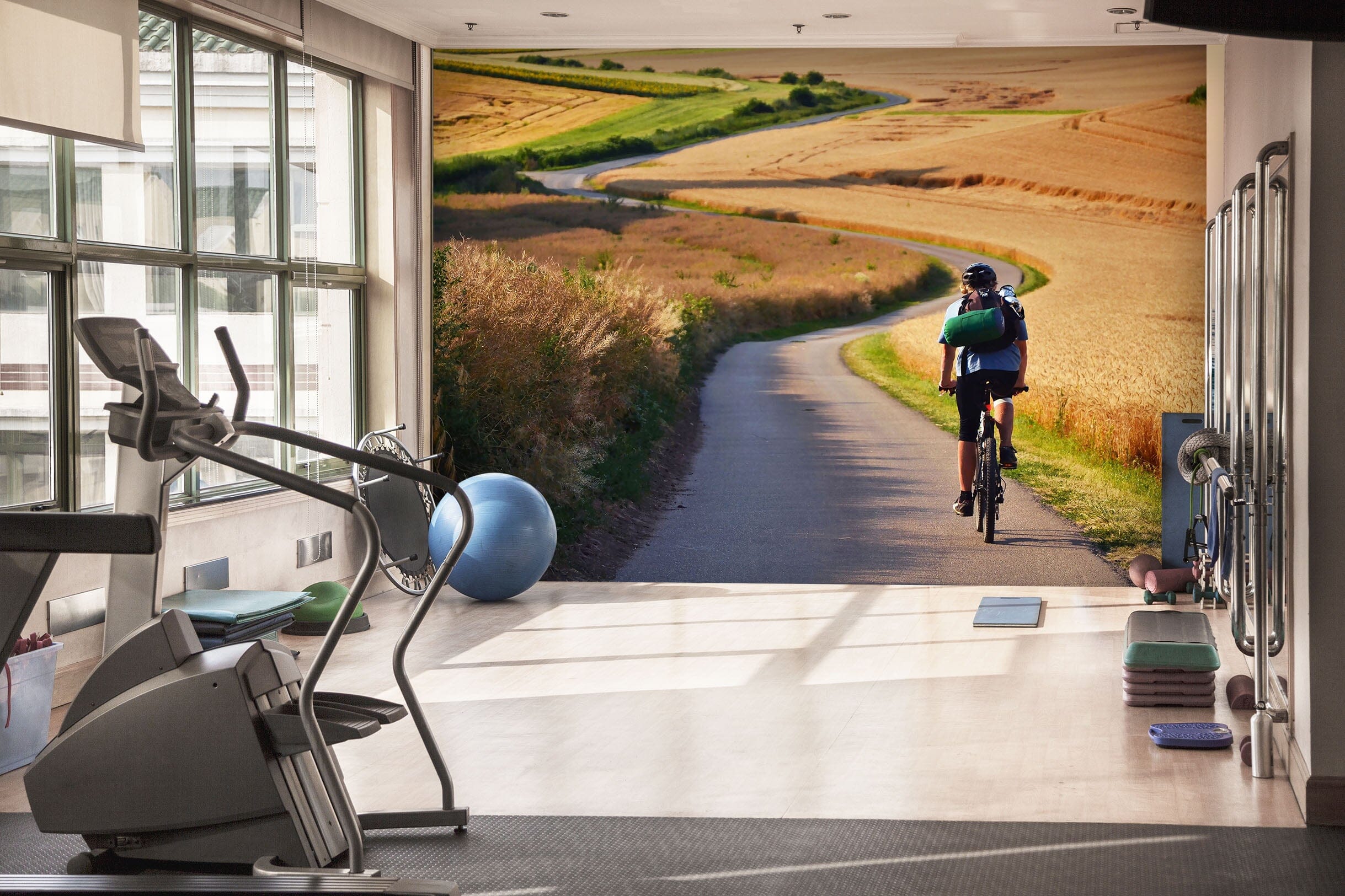 3D Backpack Riding 222 Wall Murals Wallpaper AJ Wallpaper 2 