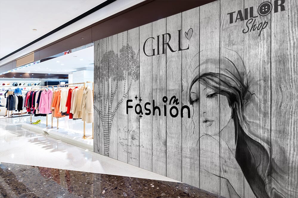 3D Girl Tree 1602 Wall Murals Wallpaper AJ Wallpaper 2 