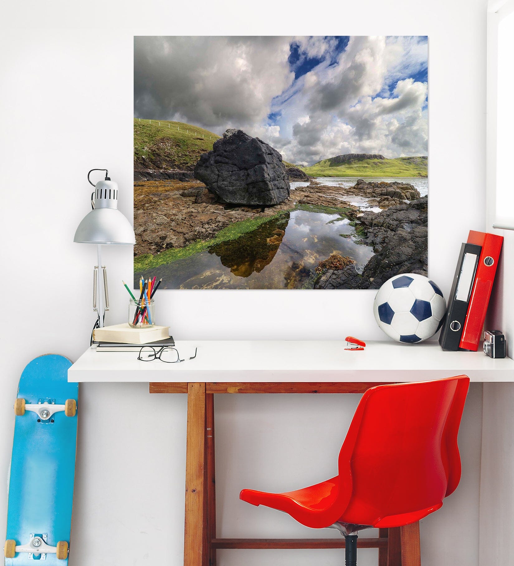 3D Black Stones 111 Jerry LoFaro Wall Sticker Wallpaper AJ Wallpaper 2 