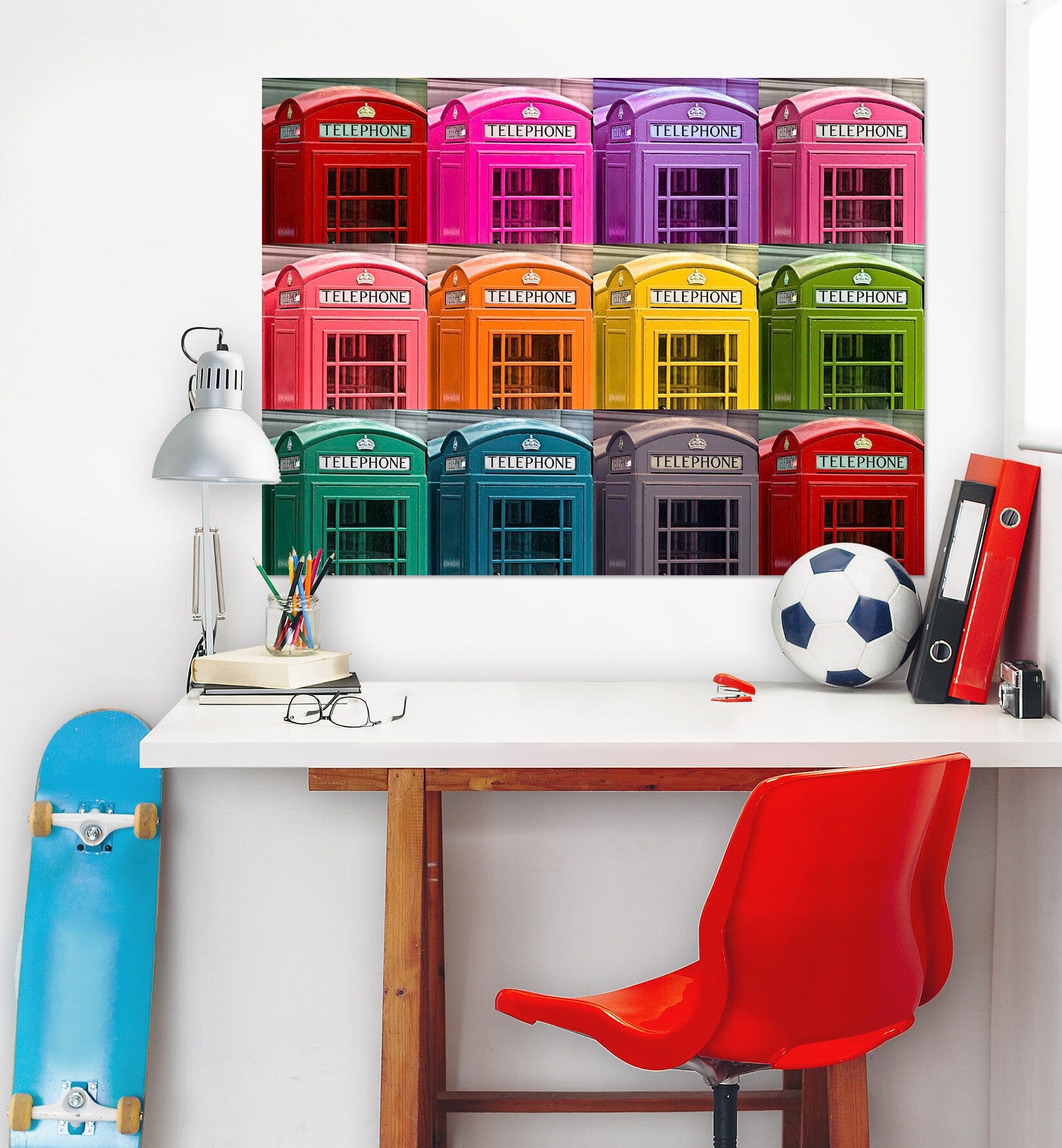 3D Color House 013 Assaf Frank Wall Sticker Wallpaper AJ Wallpaper 2 