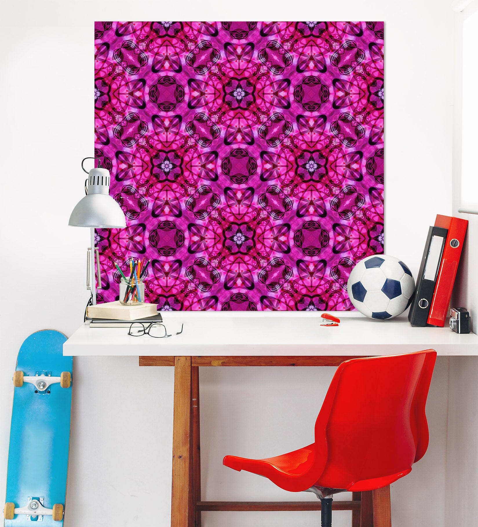 3D Purple Pattern 007 Shandra Smith Wall Sticker Wallpaper AJ Wallpaper 2 