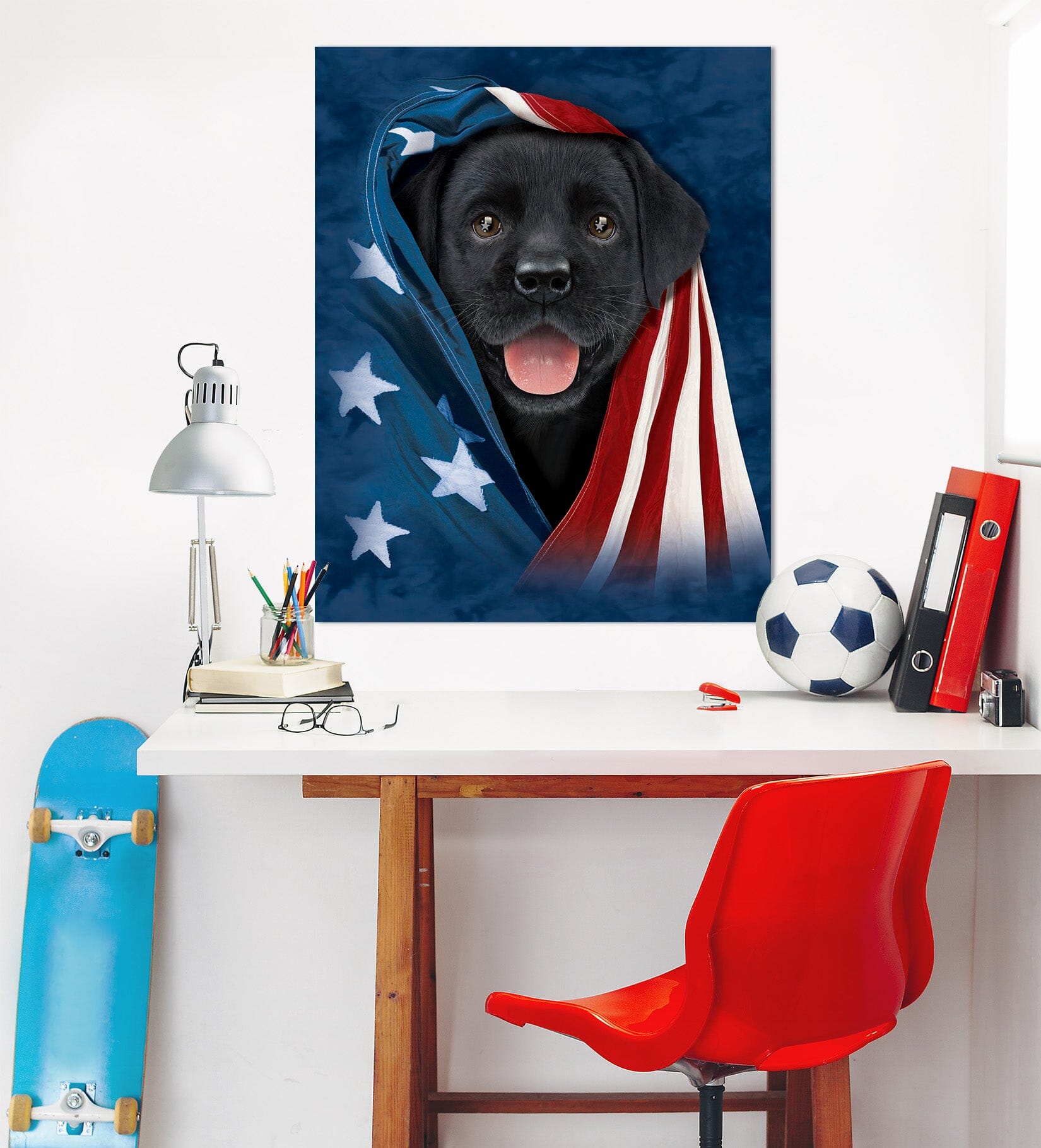 3D Cute Dog 002 Vincent Hie Wall Sticker Wallpaper AJ Wallpaper 2 