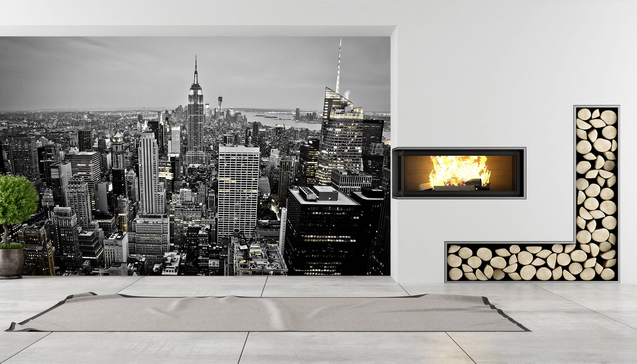 3D Grey City 1405 Wall Murals Wallpaper AJ Wallpaper 2 