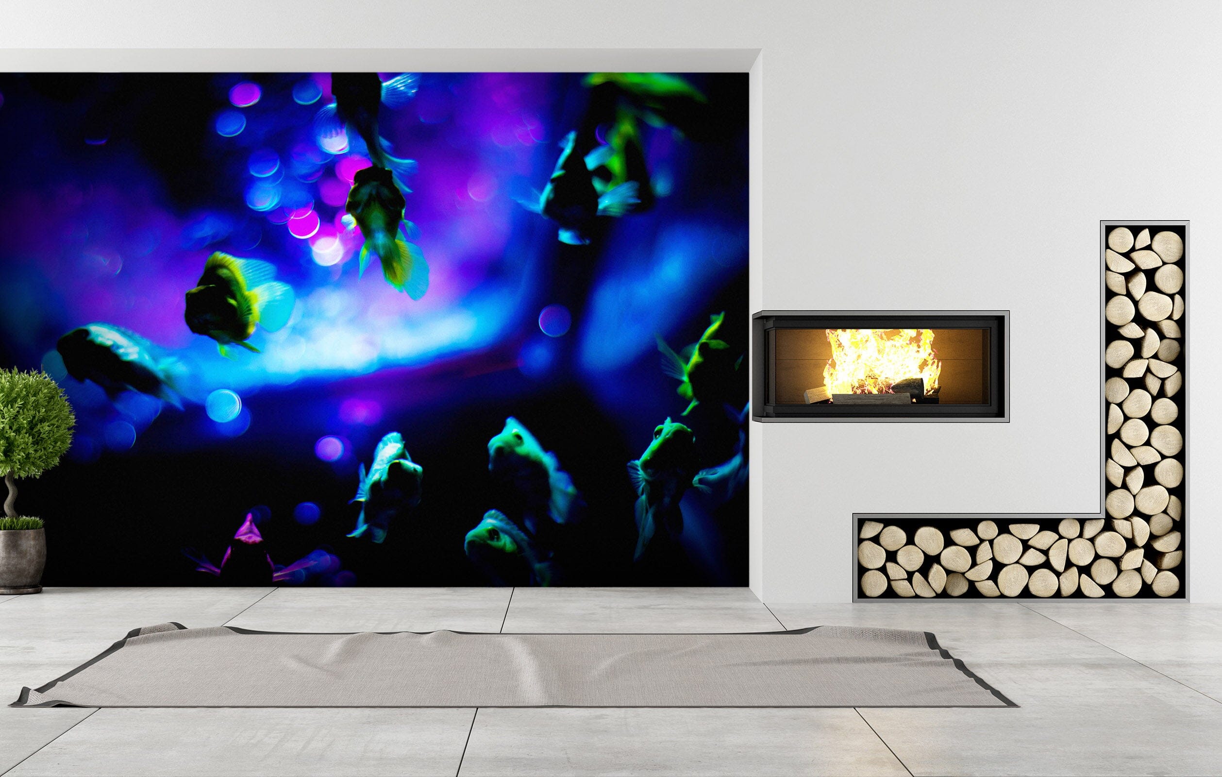 3D Magical Color 101 Noirblanc777 Wall Mural Wall Murals Wallpaper AJ Wallpaper 2 