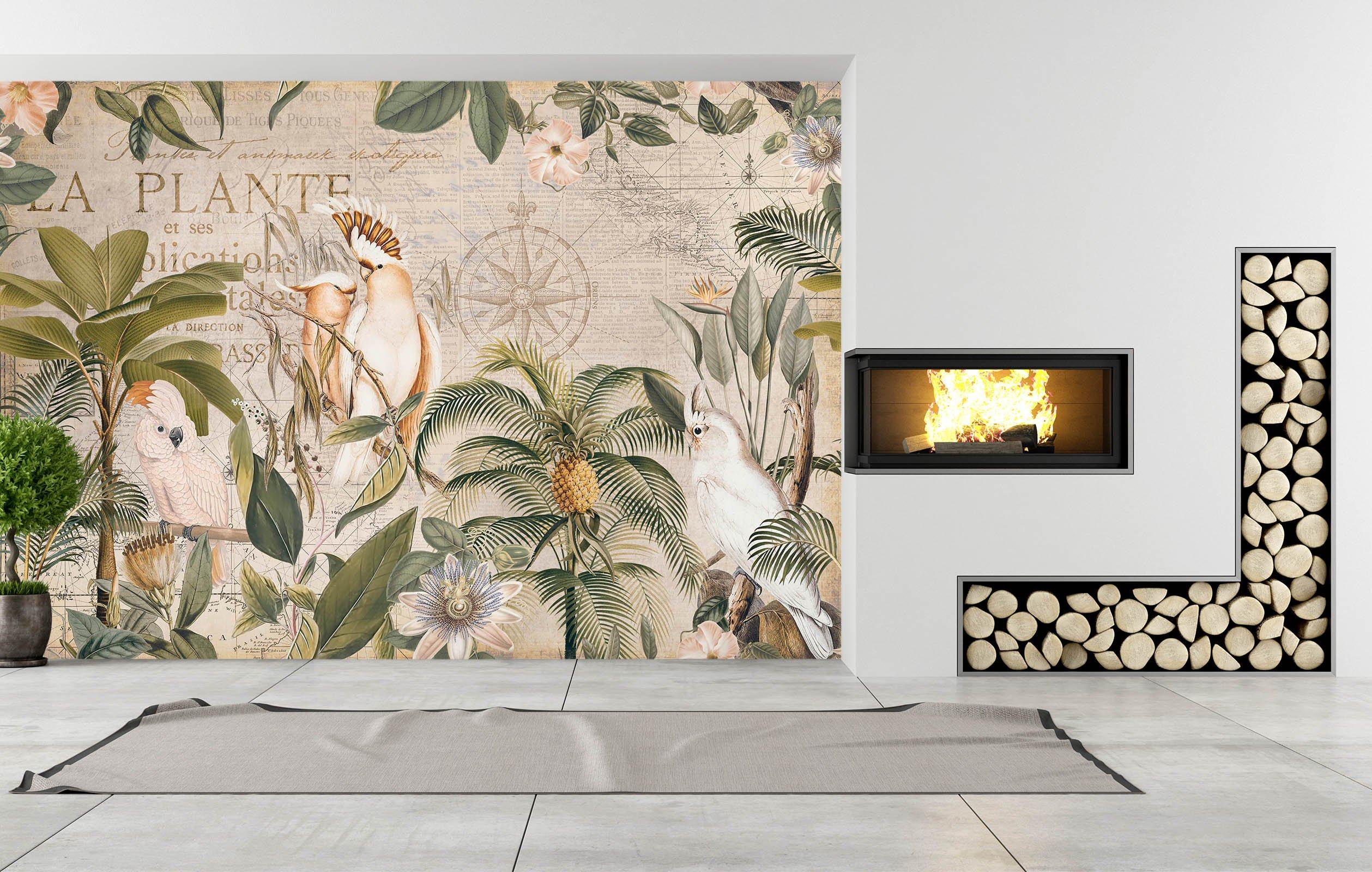 3D Bird Home 1435 Andrea haase Wall Mural Wall Murals Wallpaper AJ Wallpaper 2 