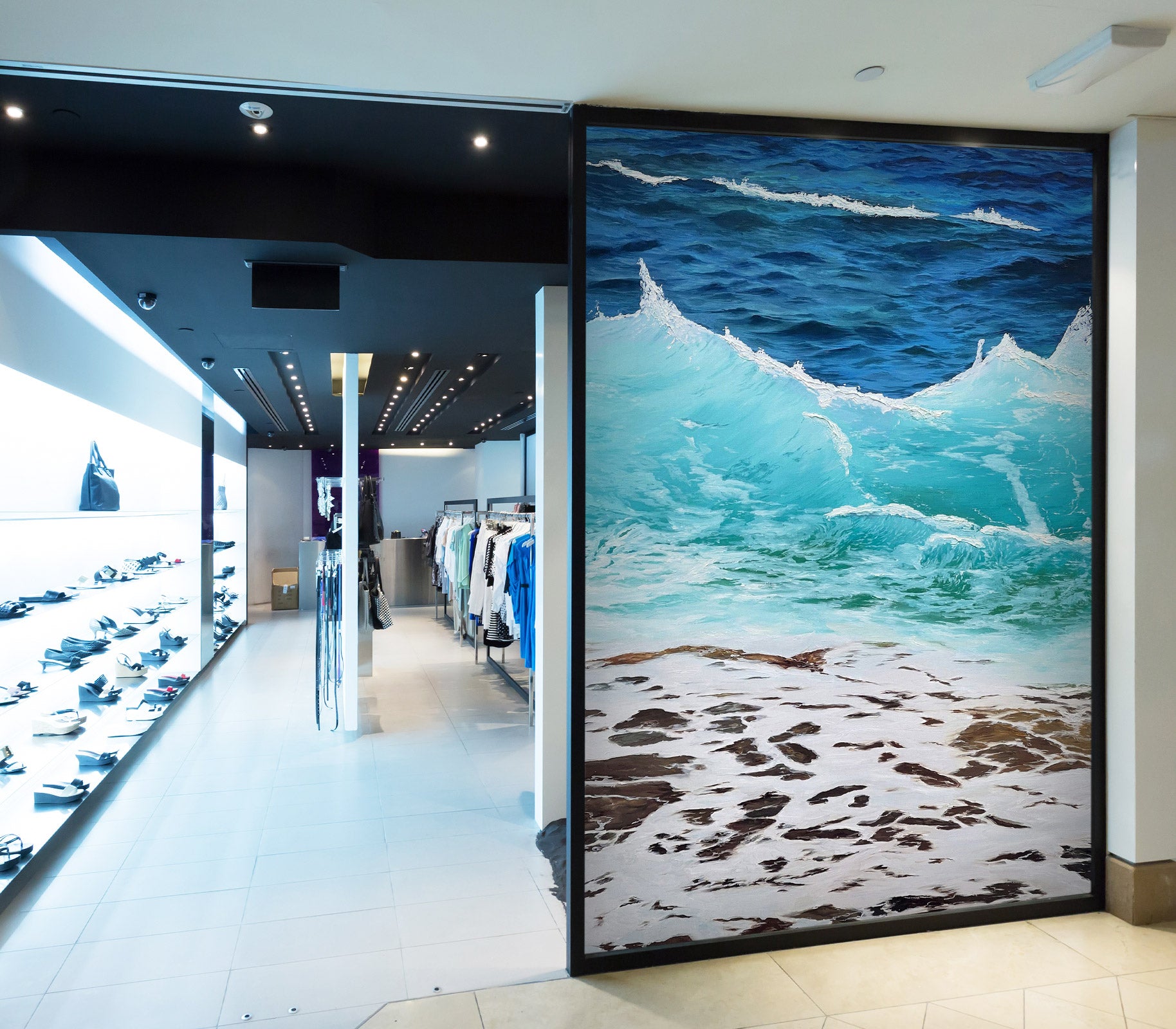 3D Waves 9835 Marina Zotova Wall Mural Wall Murals