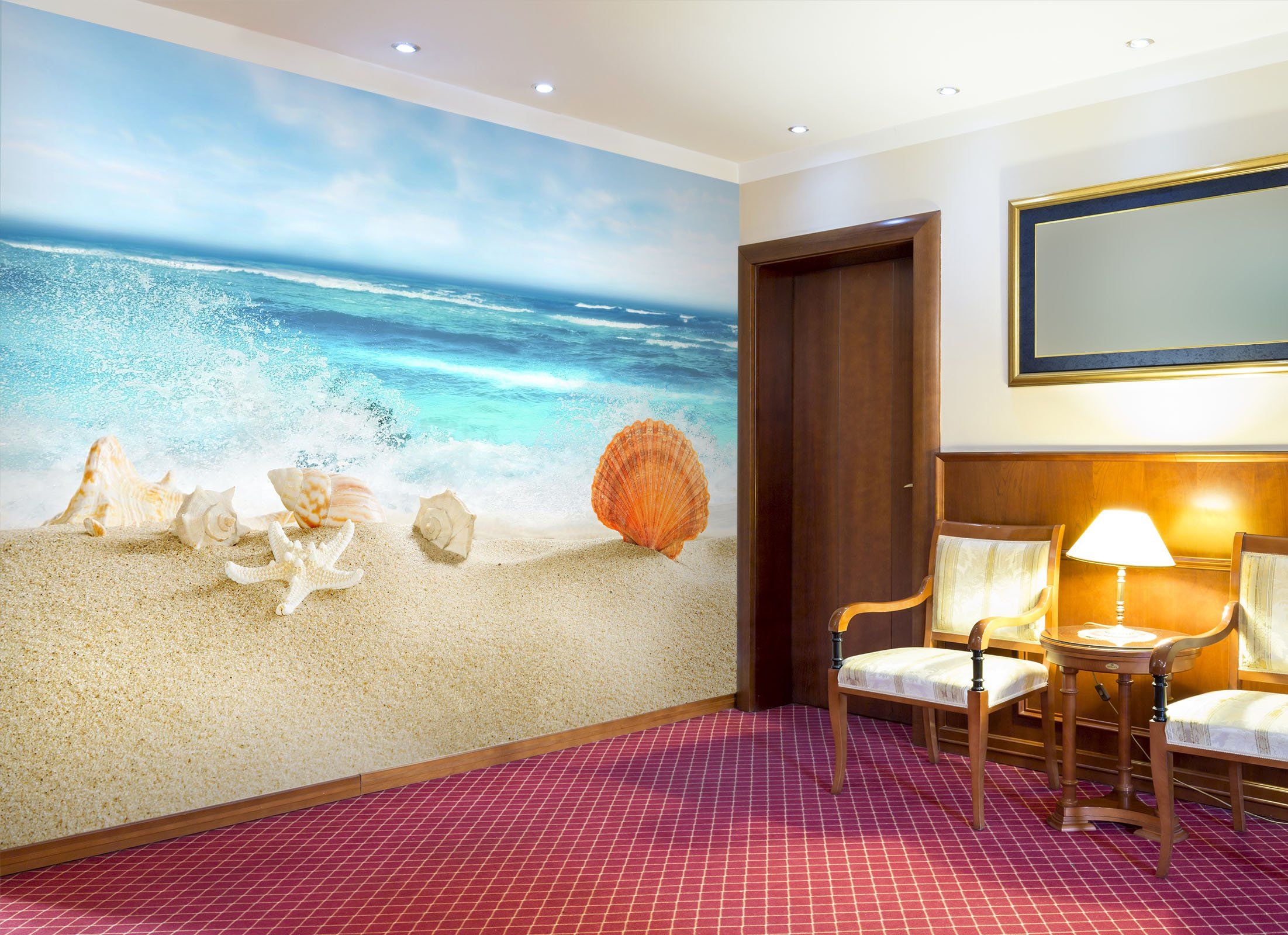3D Beach Shell 05 Wall Murals Wallpaper AJ Wallpaper 2 