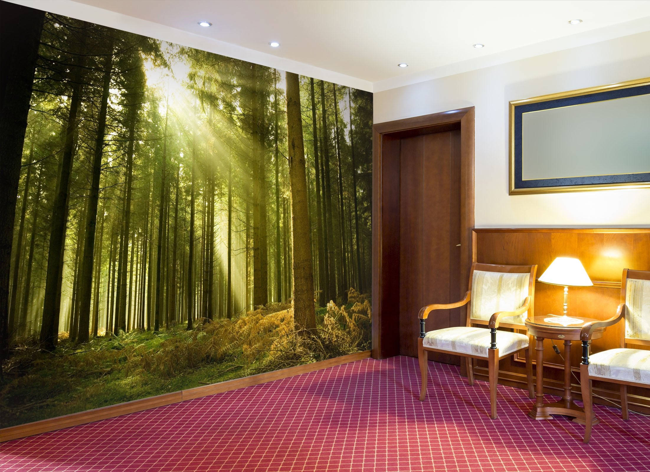 3D sunshine in the forest 30 Wall Murals Wallpaper AJ Wallpaper 