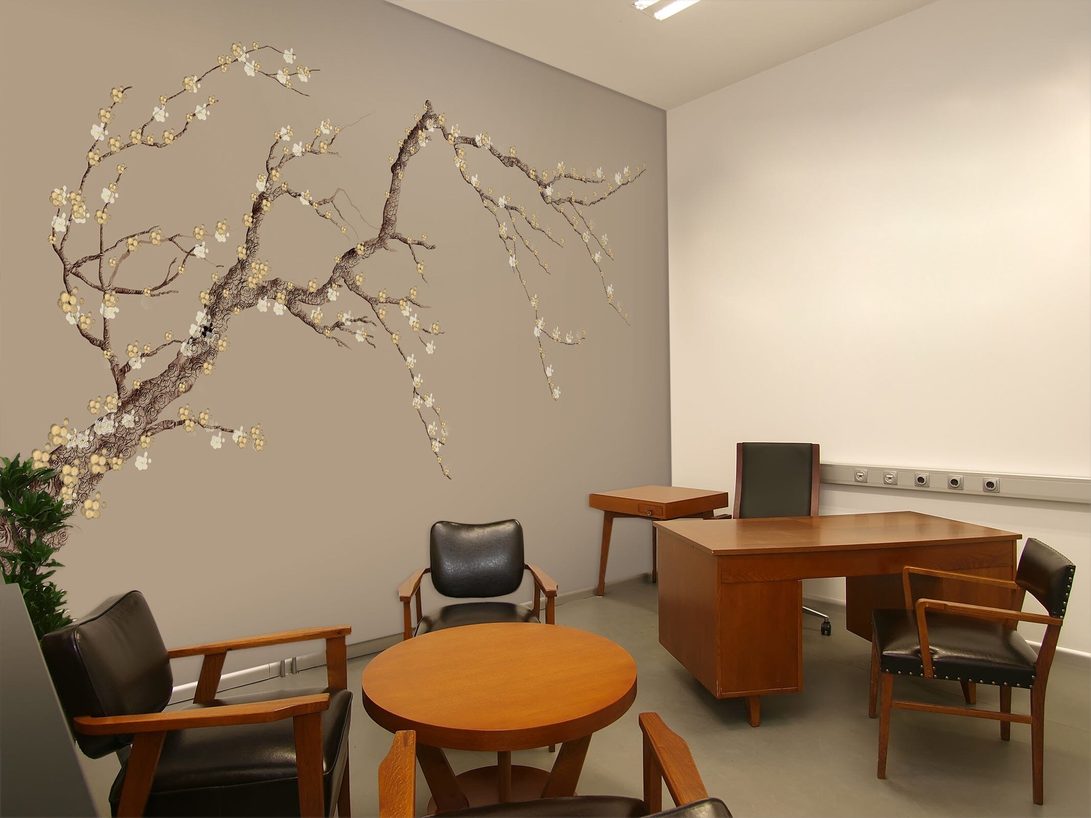 3D Twig Bend 1448 Wall Murals Wallpaper AJ Wallpaper 2 