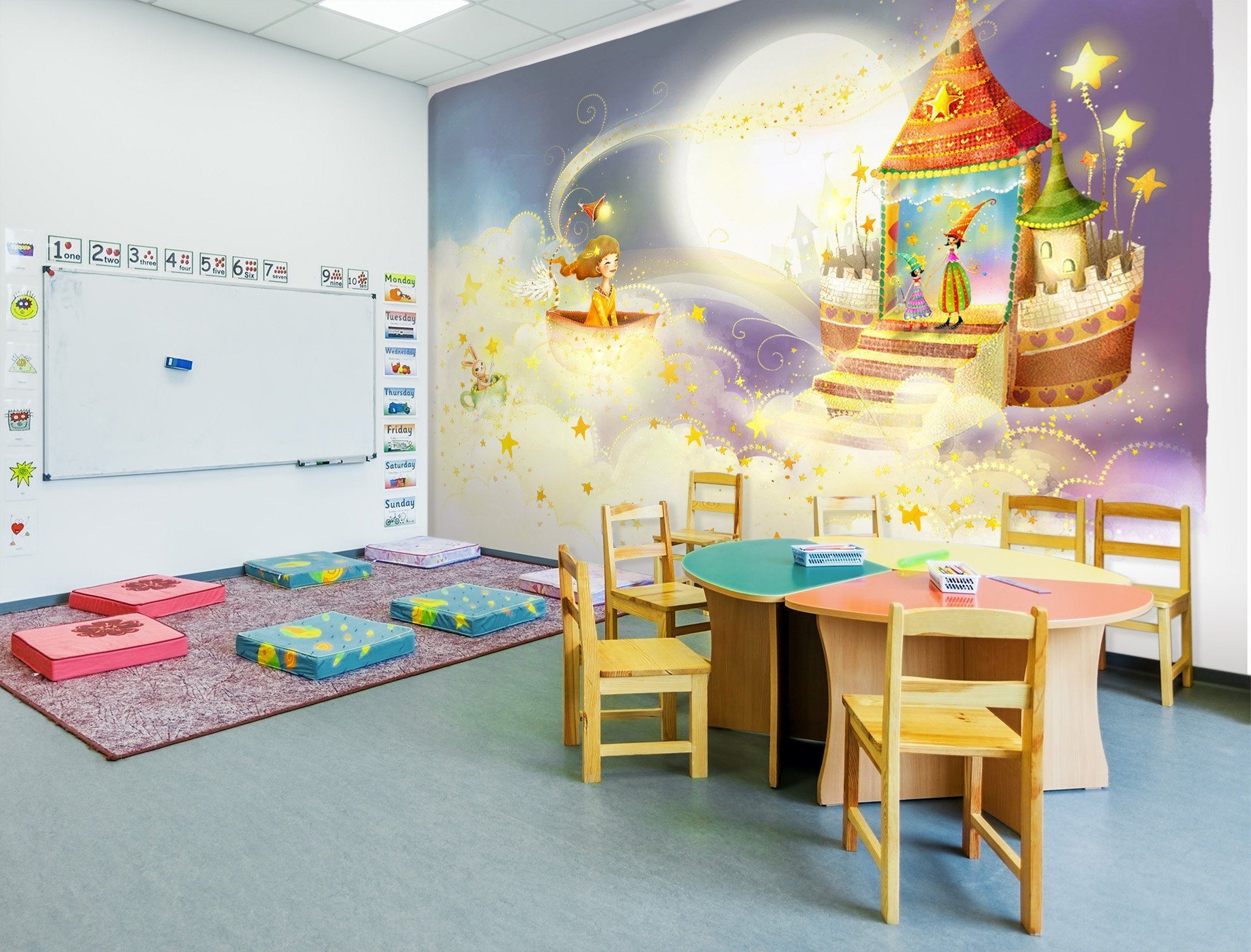 3D Cartoon castle 17 Wall Murals Wallpaper AJ Wallpaper 2 