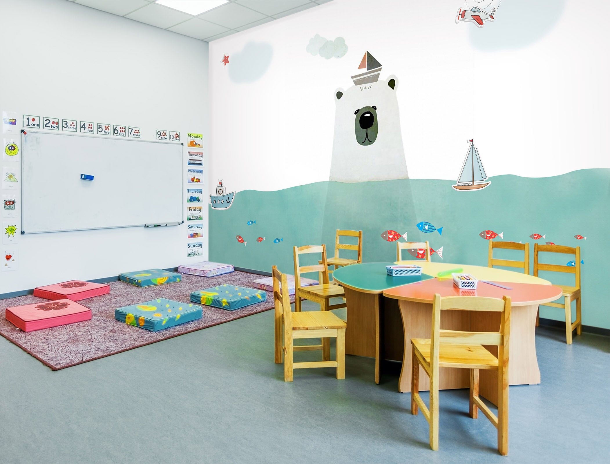 3D Sea Lighthouse 019 Wall Murals Wallpaper AJ Wallpaper 2 