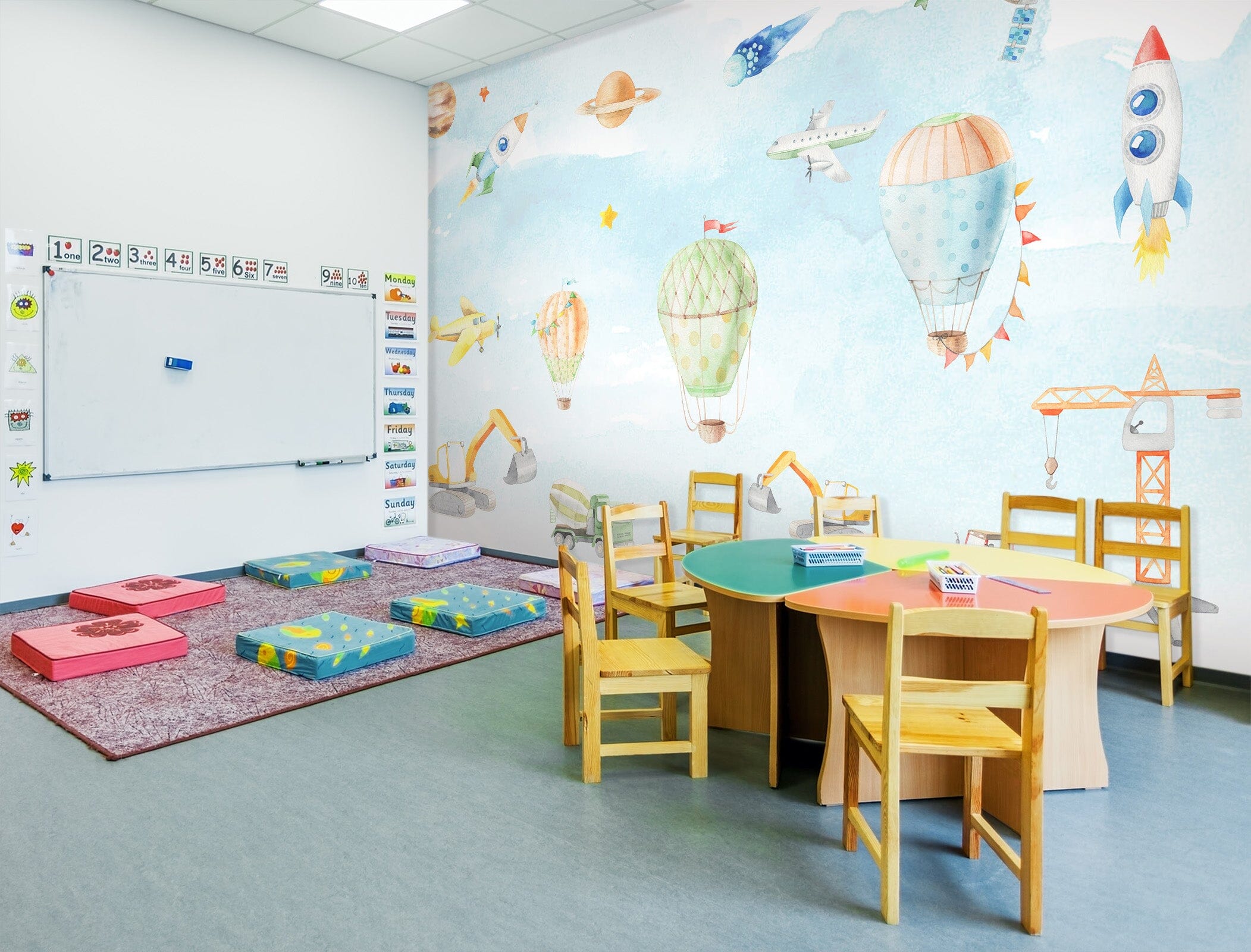 3D Colorful Balloons 027 Wall Murals Wallpaper AJ Wallpaper 2 