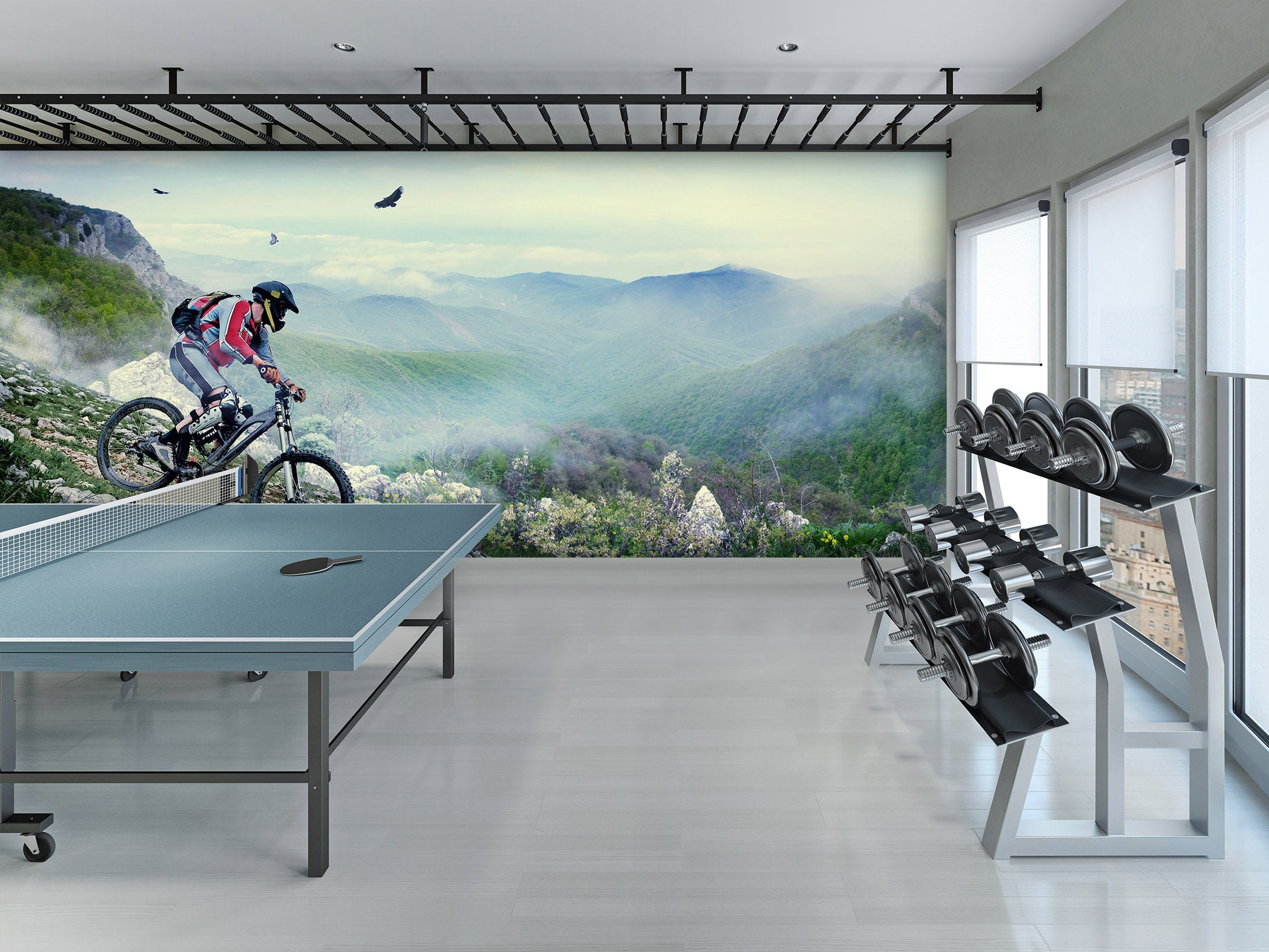 3D Mountain Bike 033 Wall Murals Wallpaper AJ Wallpaper 2 
