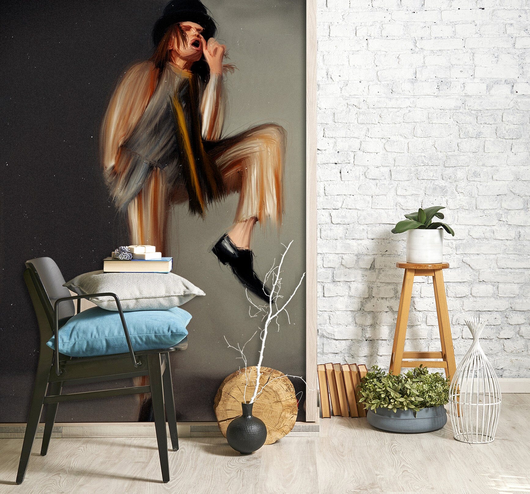 3D Mad Hatter 1408 Marco Cavazzana Wall Mural Wall Murals Wallpaper AJ Wallpaper 2 