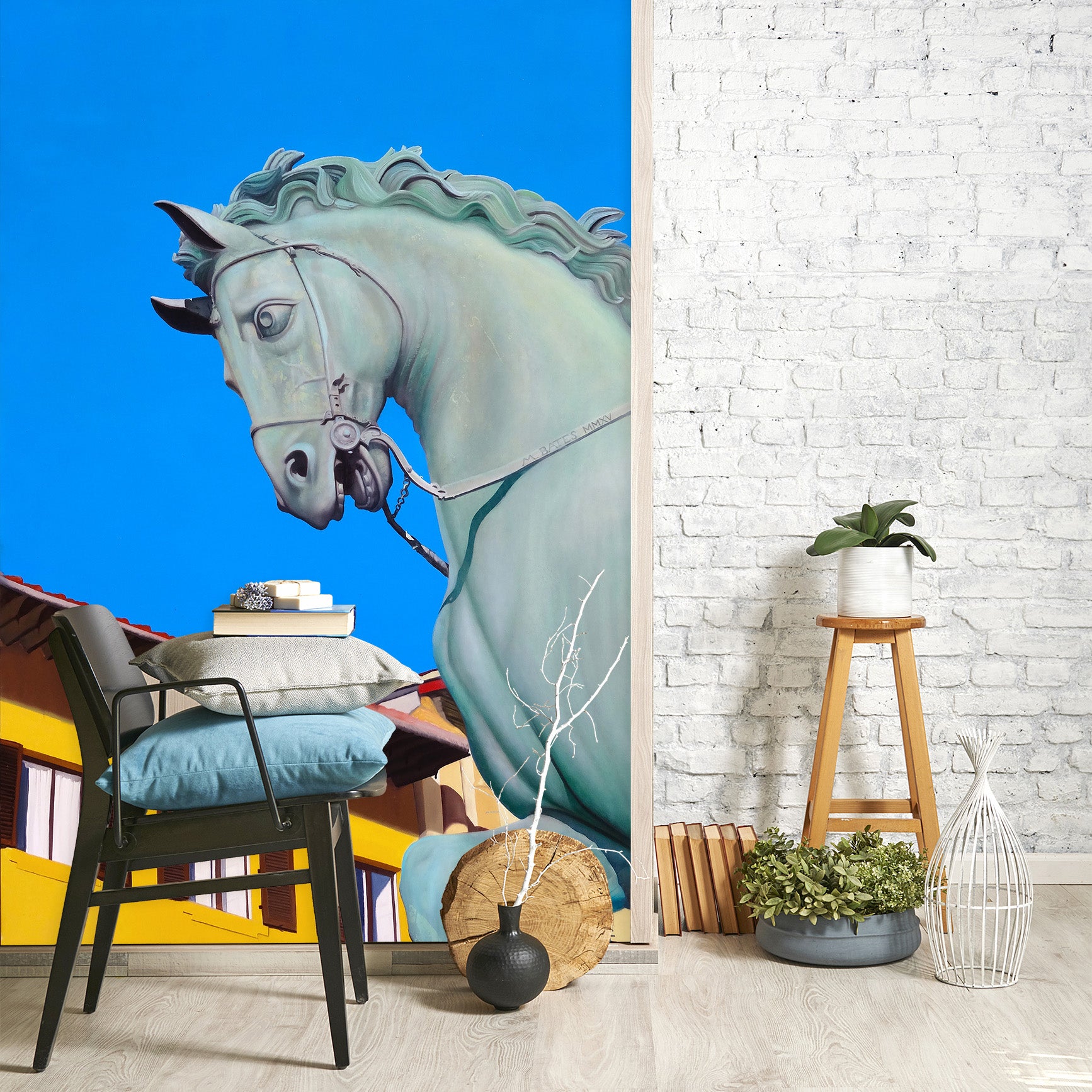 3D Statue Horse 11118 Matthew Holden Bates Wall Mural Wall Murals