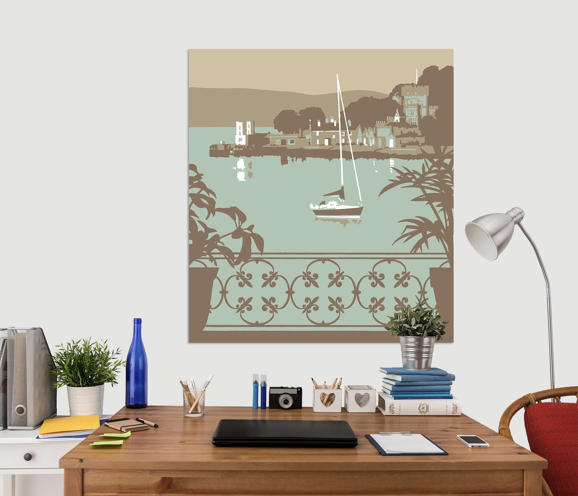 3D Sandbanks Balcony 055 Steve Read Wall Sticker Wallpaper AJ Wallpaper 2 