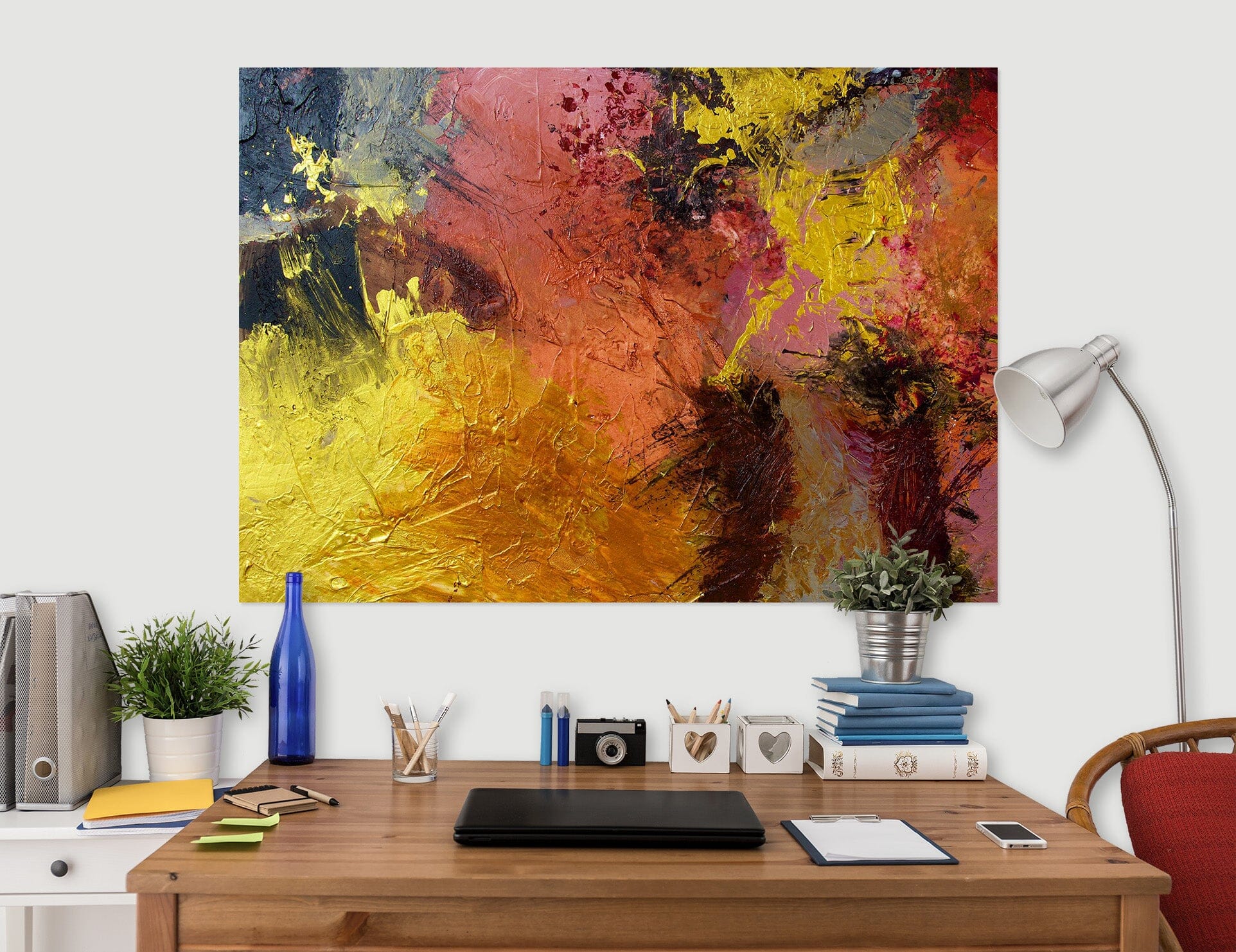 3D Yellow Graffiti 016 Allan P. Friedlander Wall Sticker Wallpaper AJ Wallpaper 2 