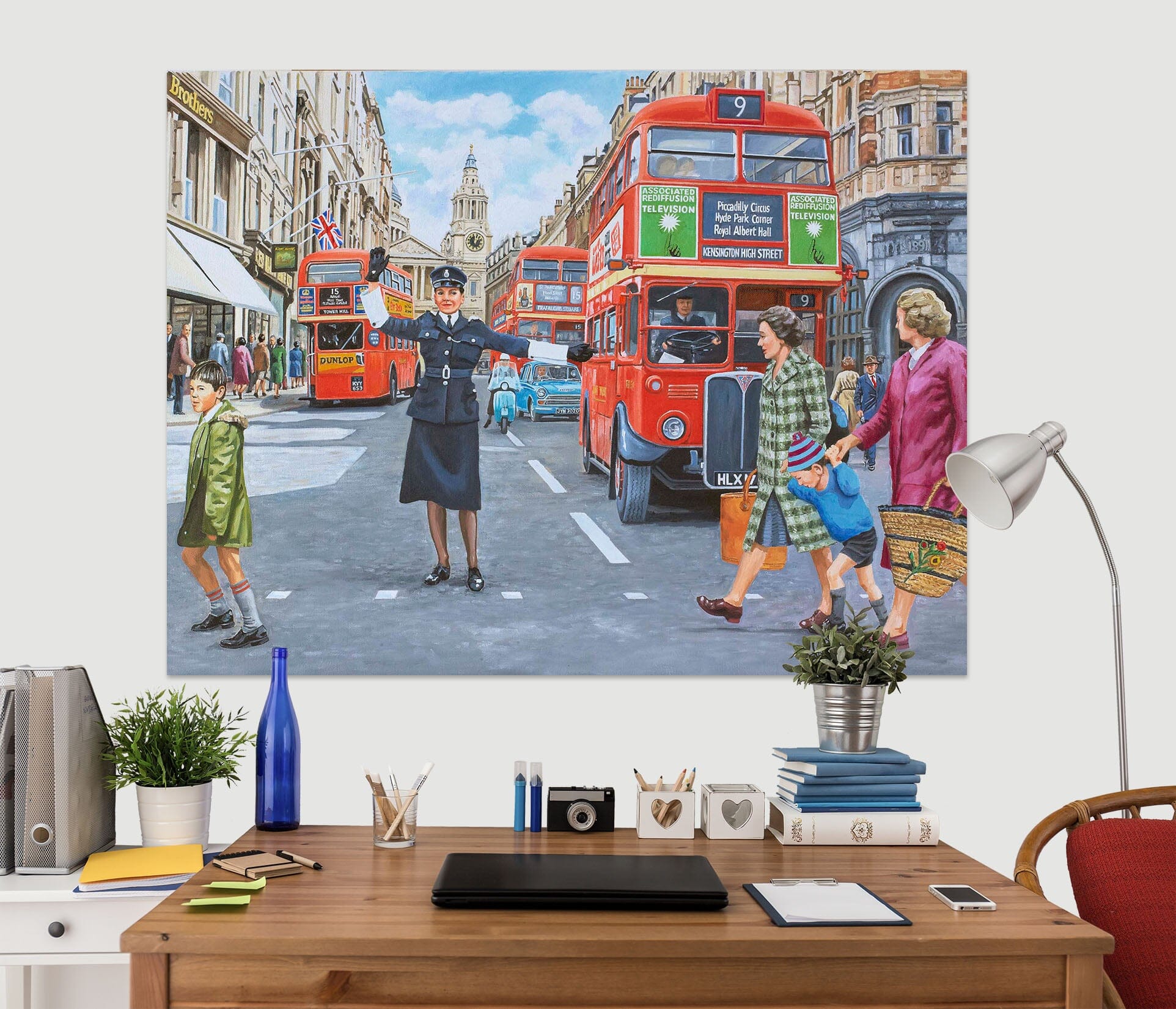 3D Female Police Officer 088 Trevor Mitchell Wall Sticker Wallpaper AJ Wallpaper 2 