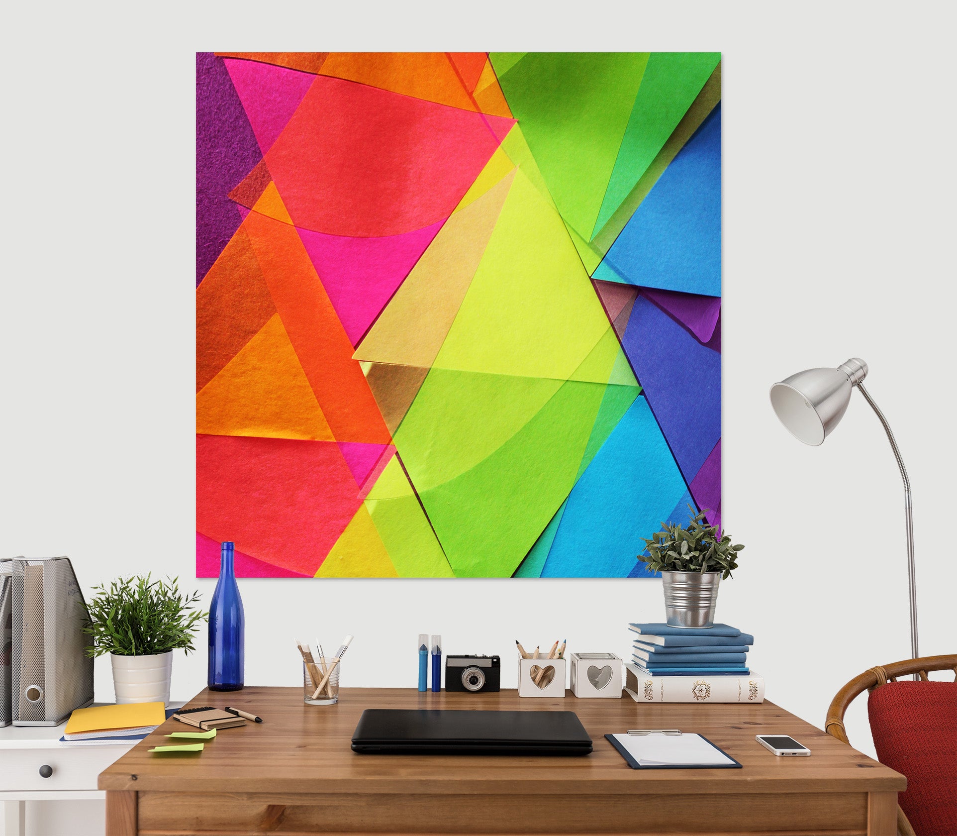 3D Triangle Color 70153 Shandra Smith Wall Sticker