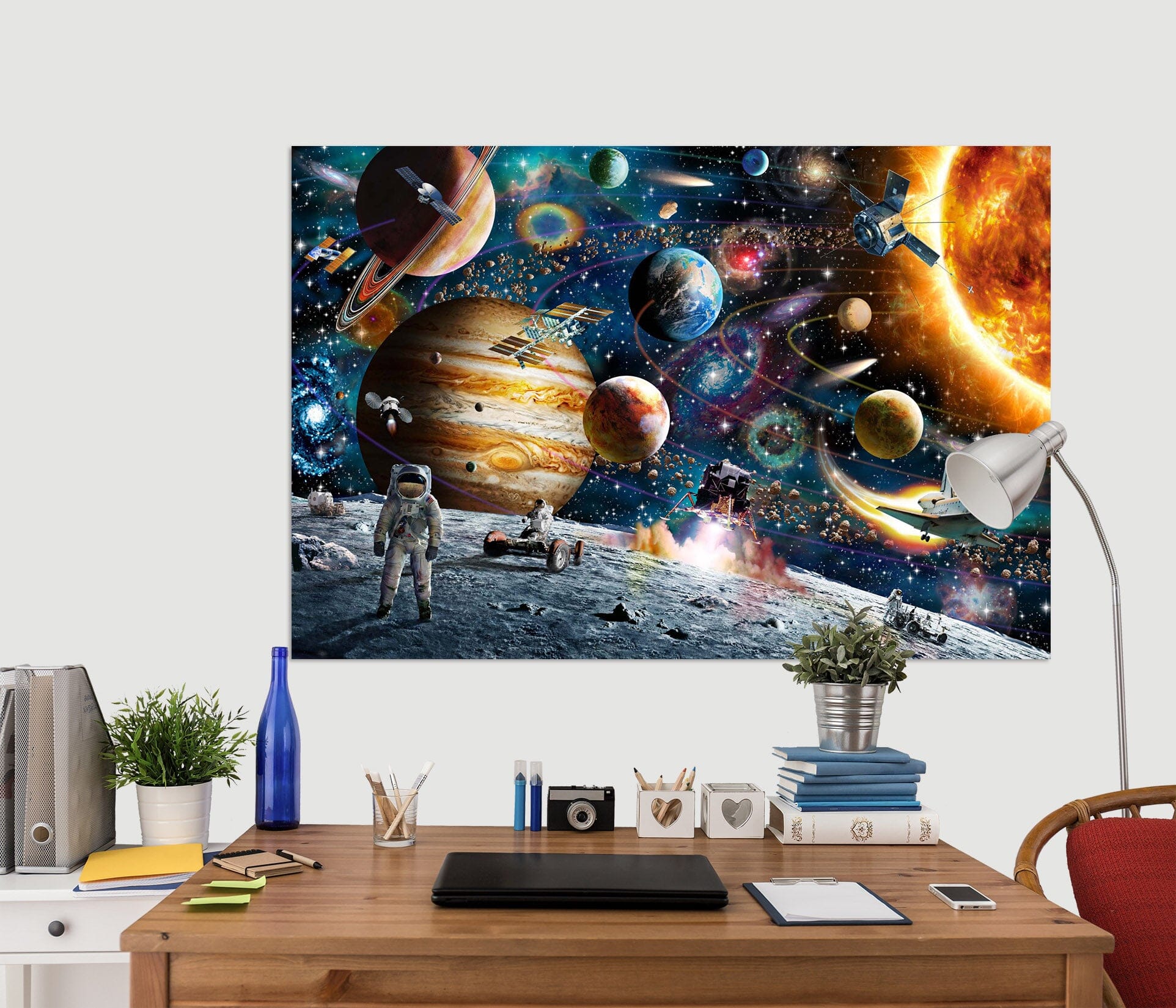 3D Color Planet 013 Adrian Chesterman Wall Sticker Wallpaper AJ Wallpaper 2 