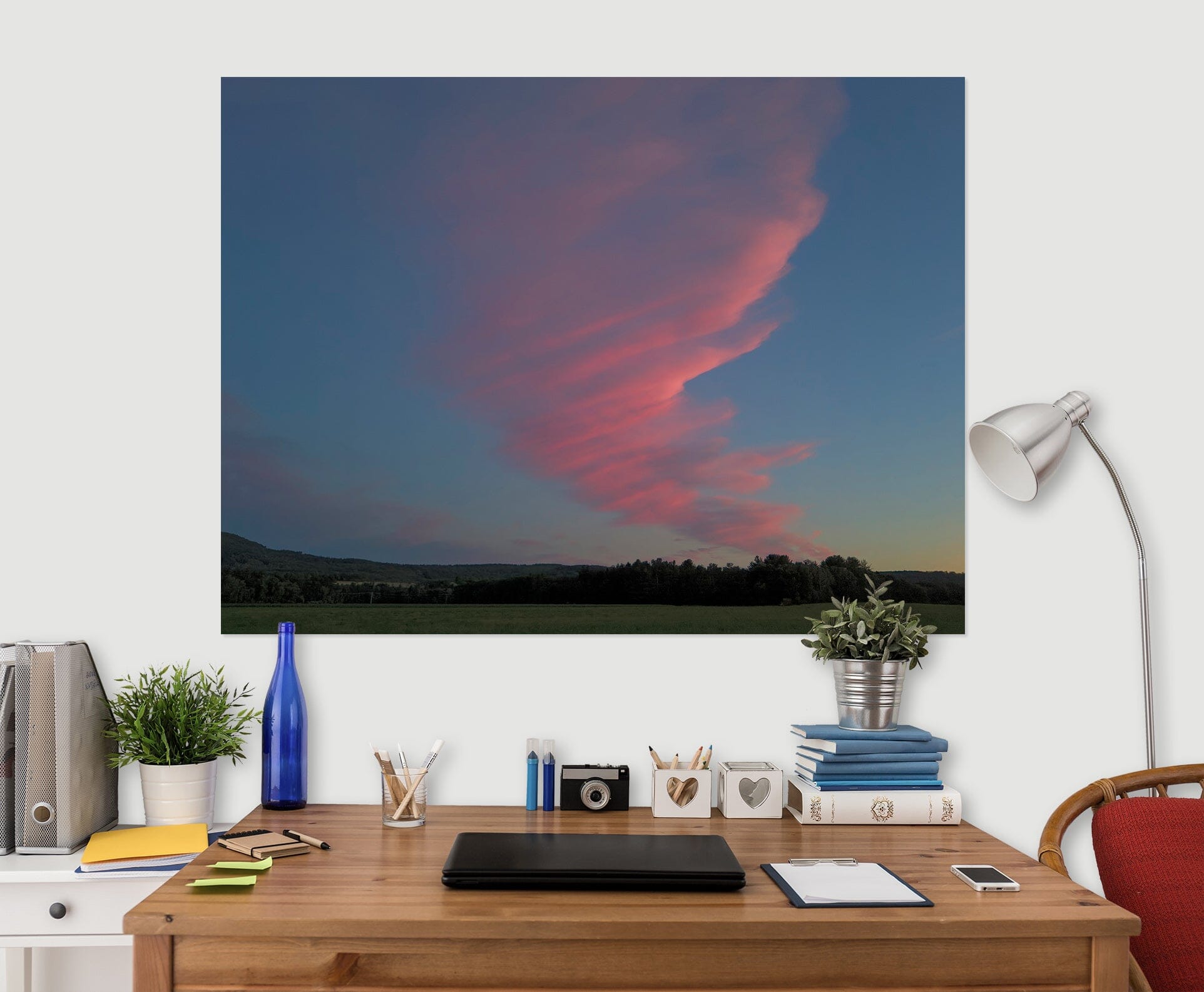 3D Pink Clouds 129 Jerry LoFaro Wall Sticker Wallpaper AJ Wallpaper 2 