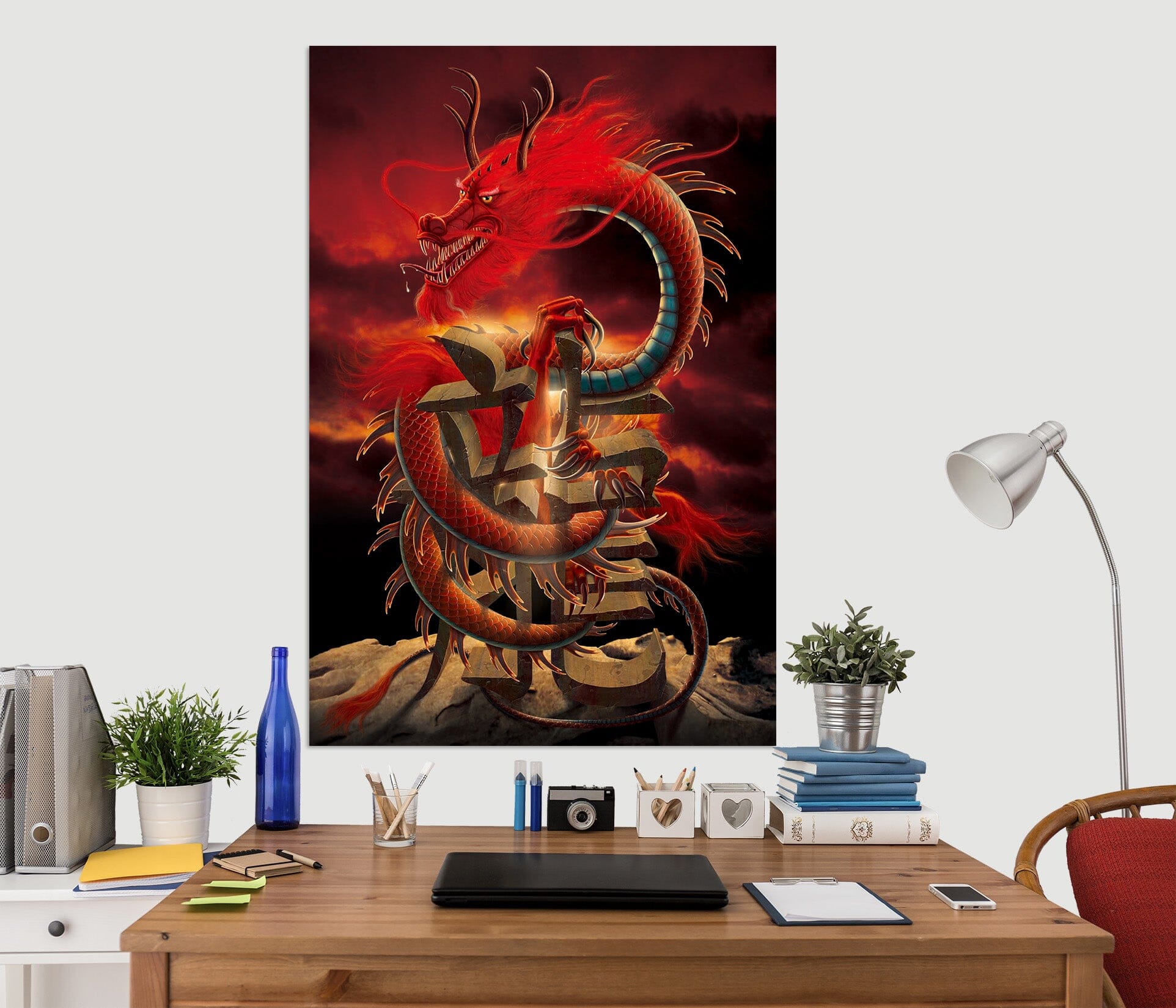 3D Chinese Dragon Def 022 Vincent Hie Wall Sticker Wallpaper AJ Wallpaper 2 
