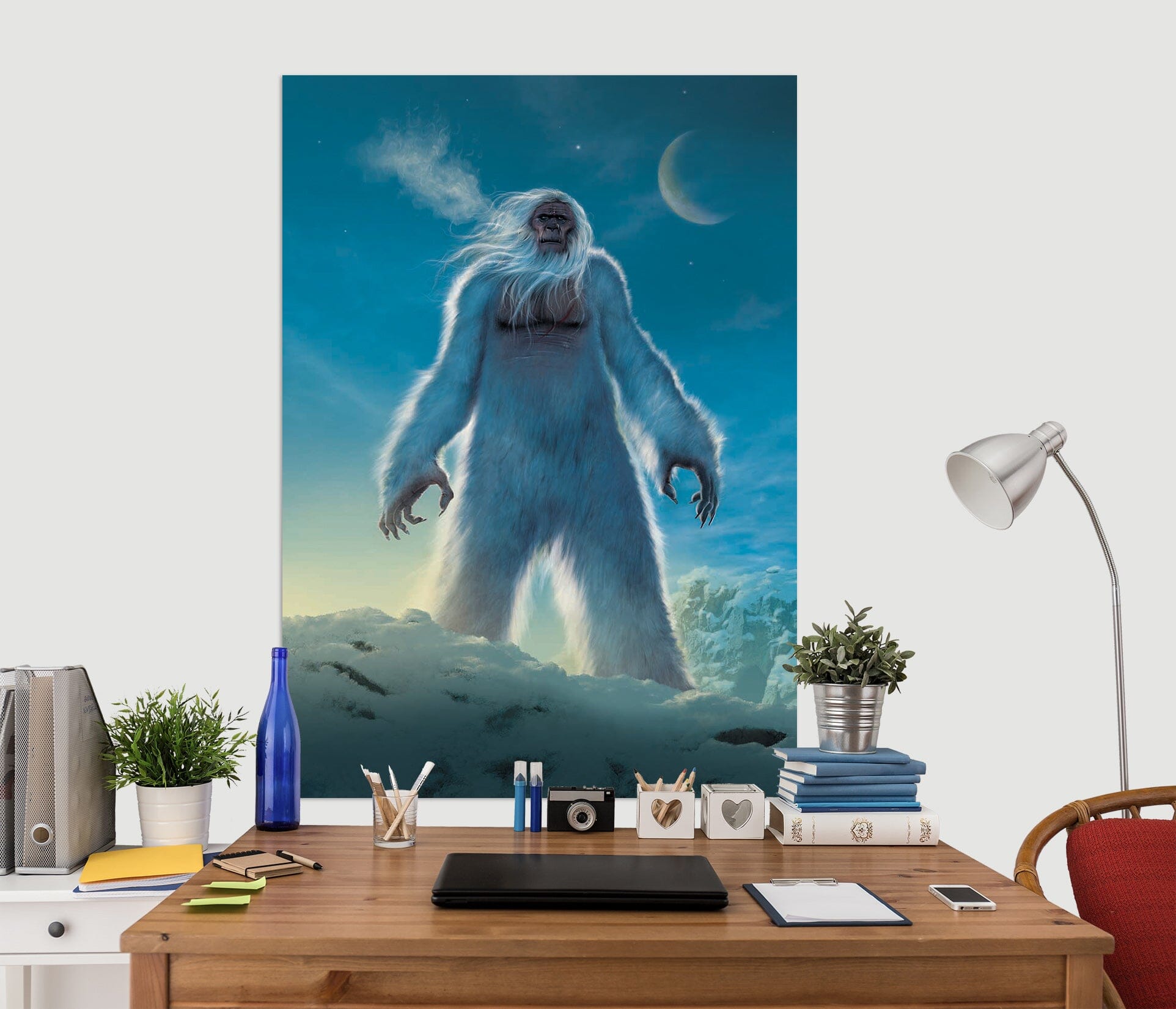 3D Yeti 096 Vincent Hie Wall Sticker Wallpaper AJ Wallpaper 2 